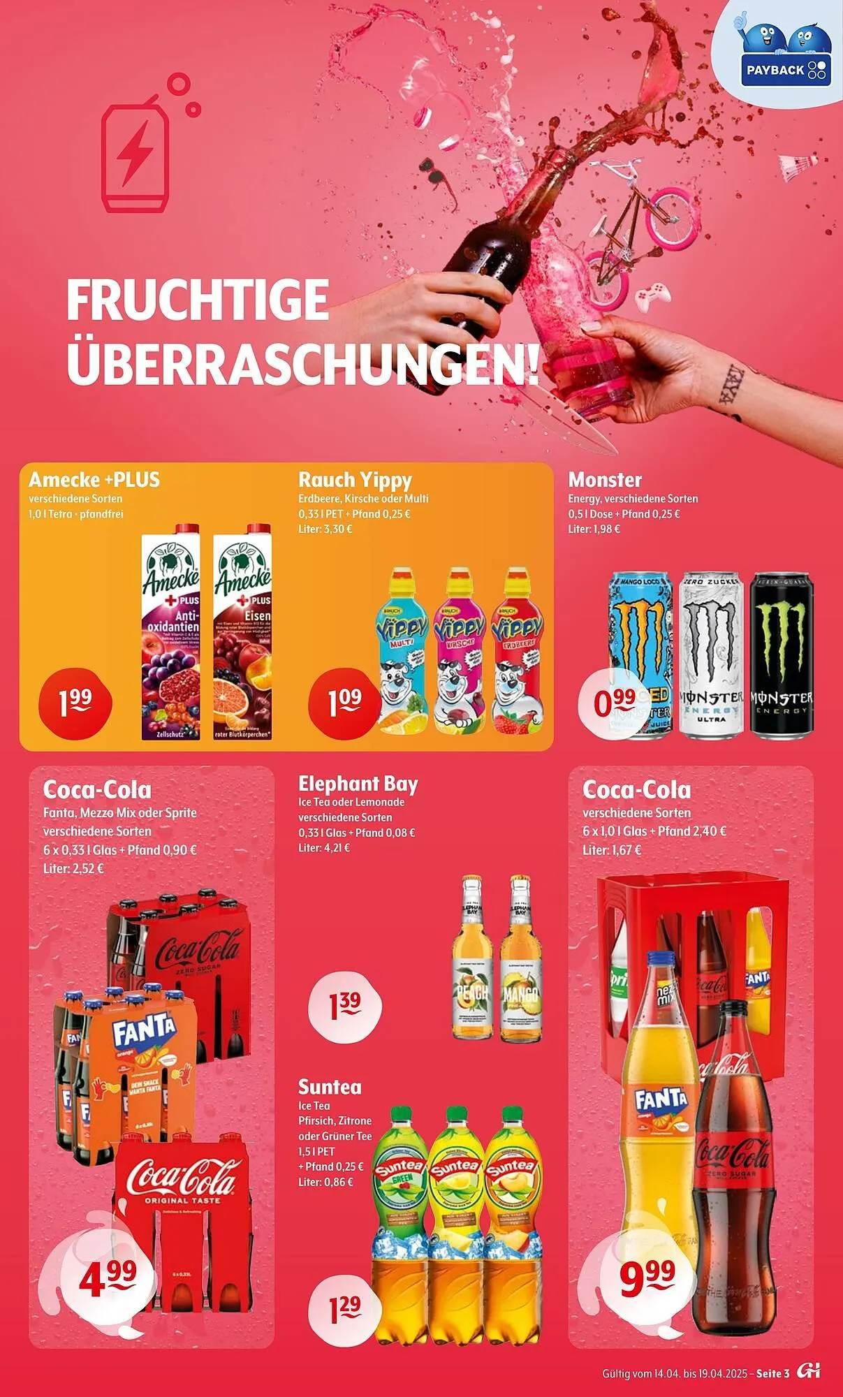 Getränke Hoffmann Prospekt von 14. April bis 19. April 2025 - Prospekt seite 3