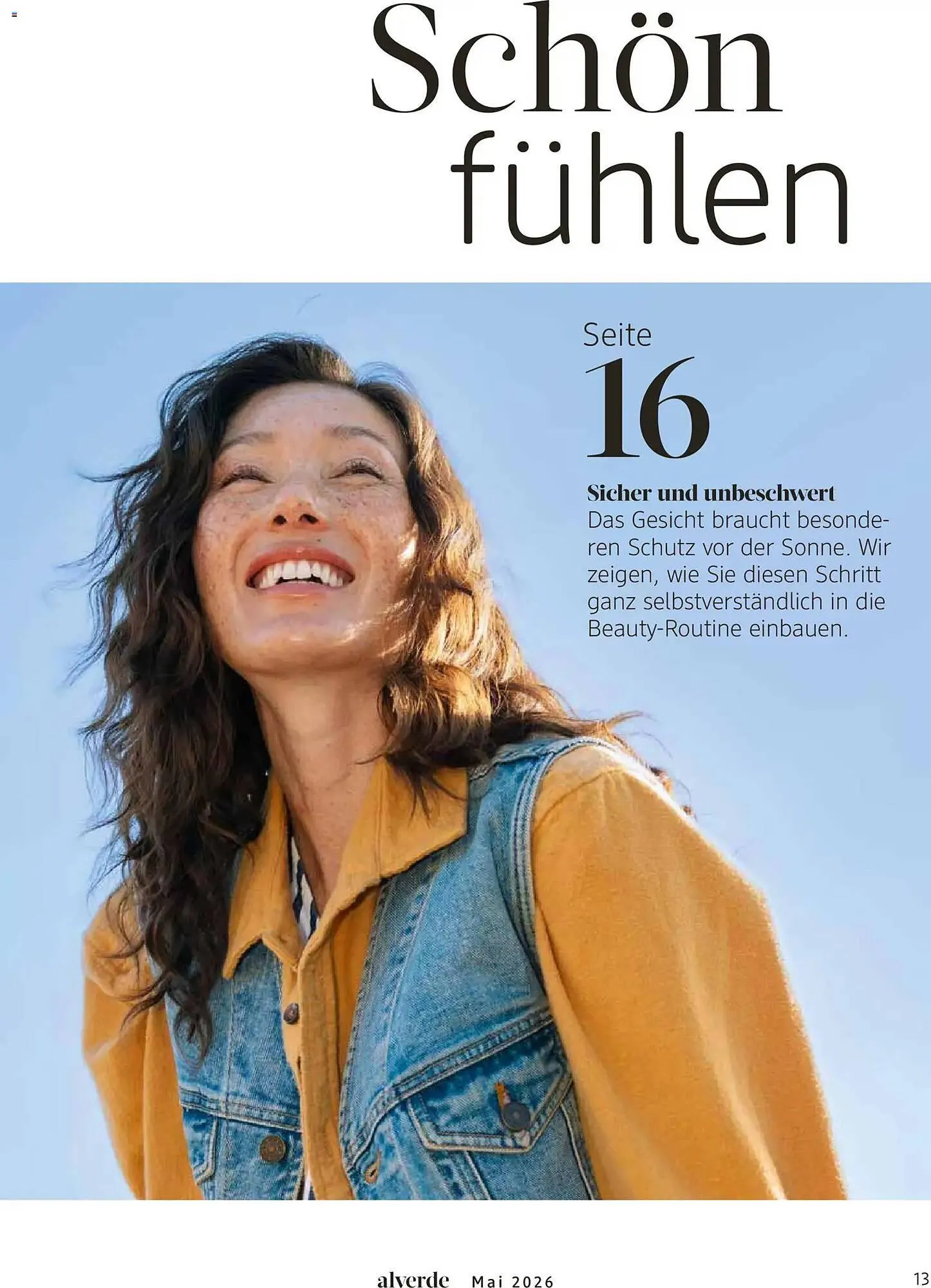 Dm drogerie Magazin von 1. Mai bis 31. Mai 2026 - Prospekt seite 13