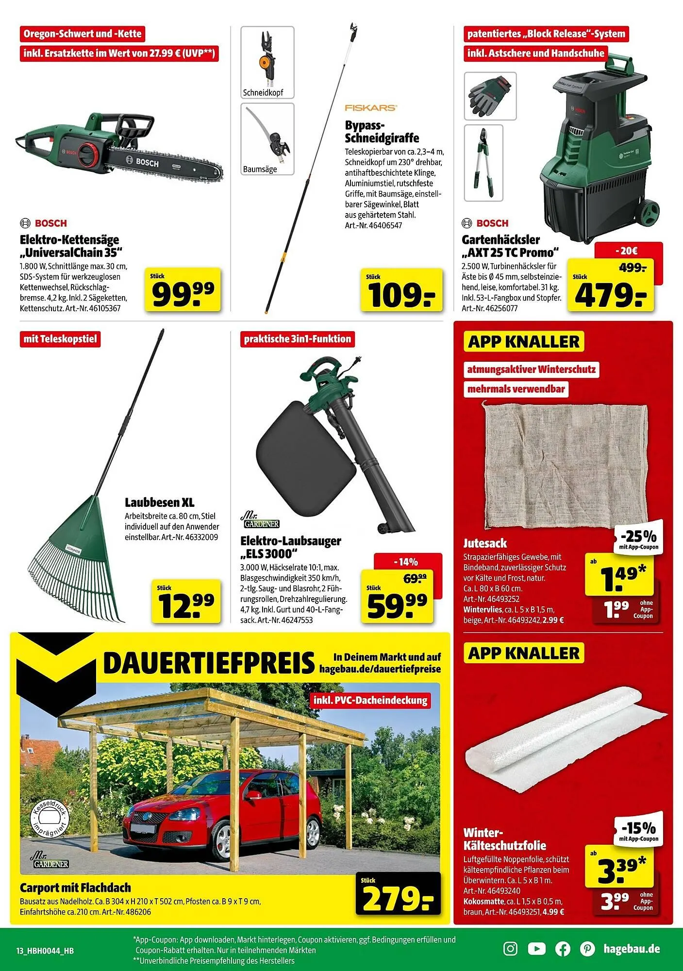 Hagebau Prospekt von 25. Oktober bis 1. November 2025 - Prospekt seite 17