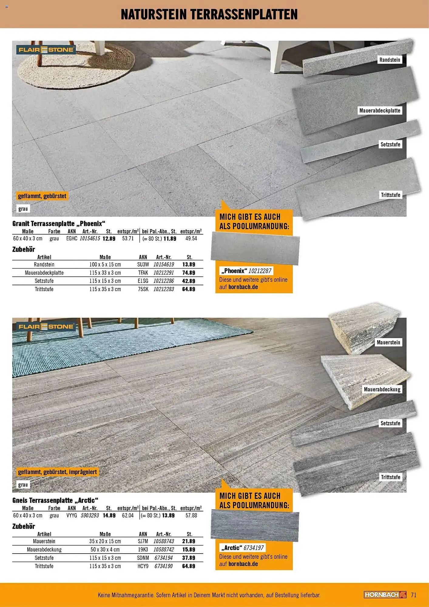 Hornbach Prospekt von 12. Februar bis 31. Dezember 2026 - Prospekt seite 71