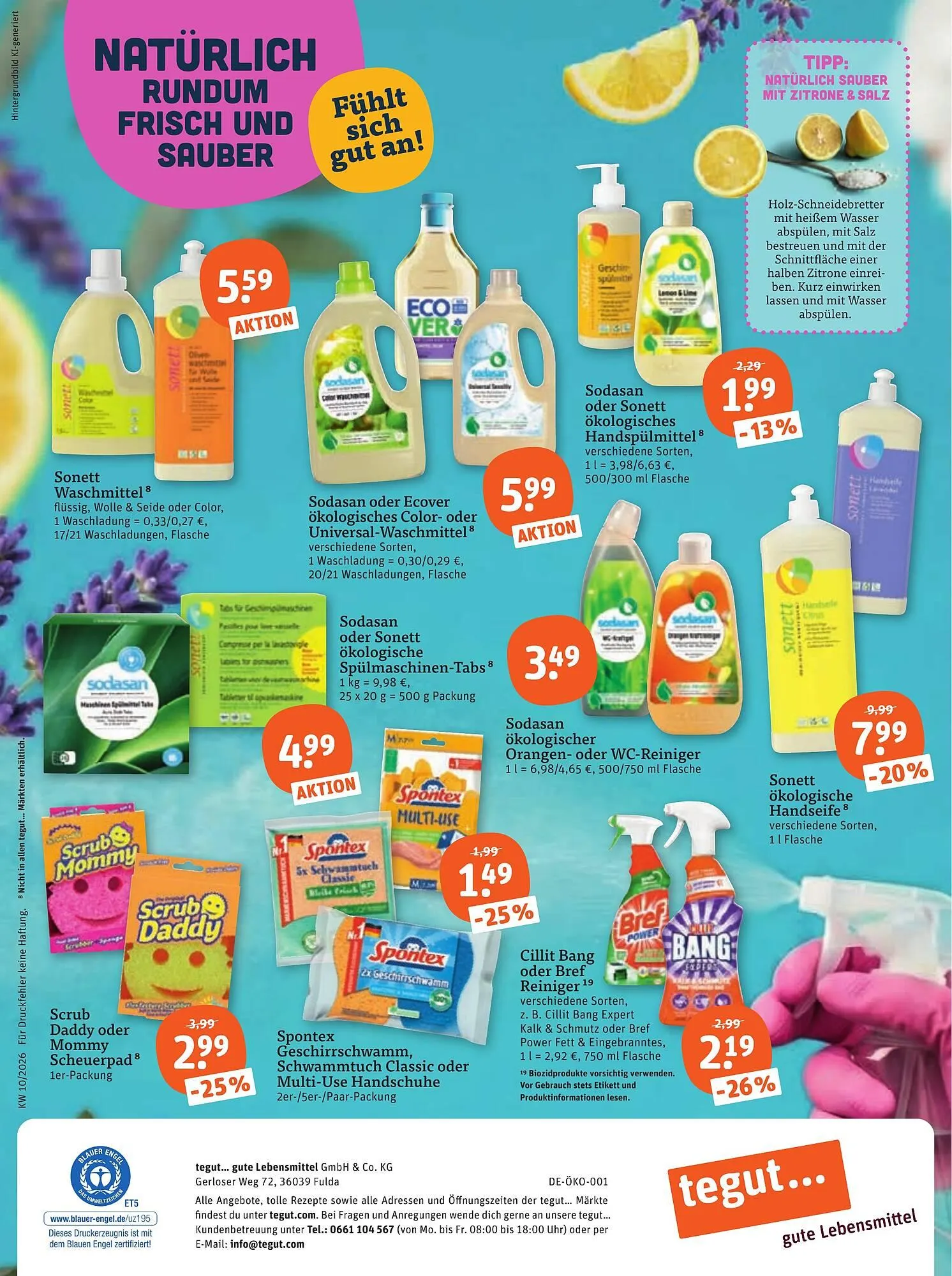 Tegut Prospekt von 6. März bis 7. März 2026 - Prospekt seite 25