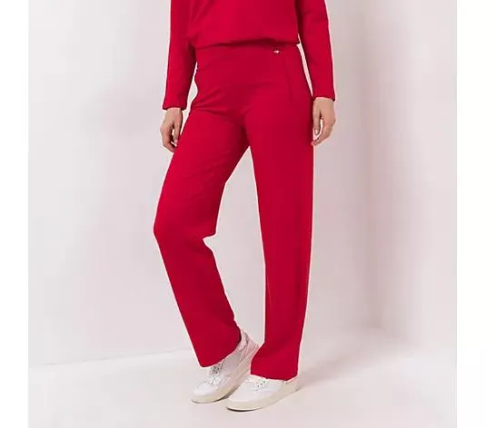 STRANDFEIN Sweathose lange Form Rundumdehnbund gerades Bein