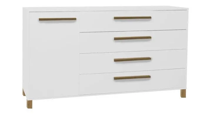 Sideboard LINDOS 168 x 67cm weiß