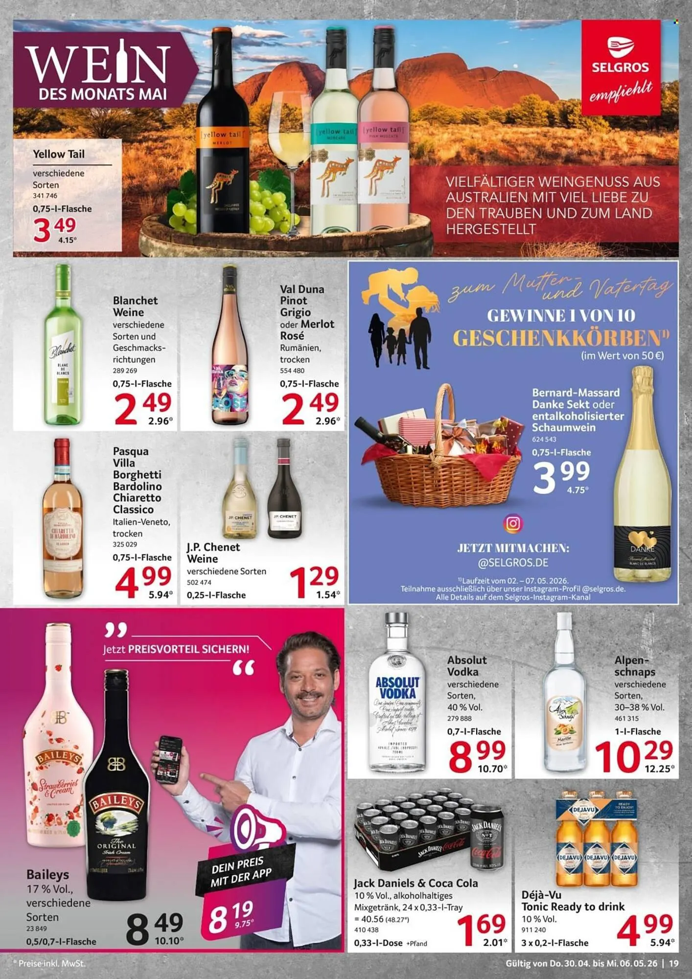 Selgros Prospekt von 30. April bis 6. Mai 2026 - Prospekt seite 19