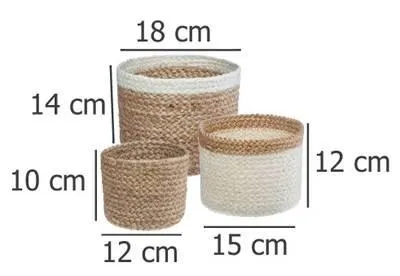 Körben MORNING SUNSHINE 3er-Set