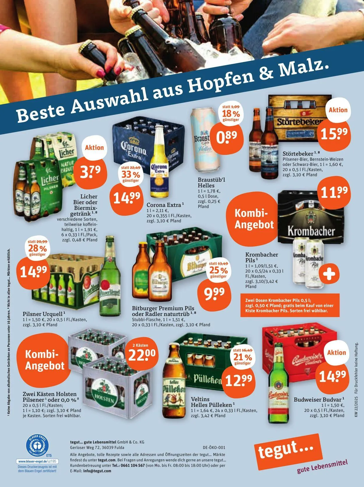 Tegut Aktueller Prospekt von 19. Mai bis 25. Mai 2025 - Prospekt seite 28