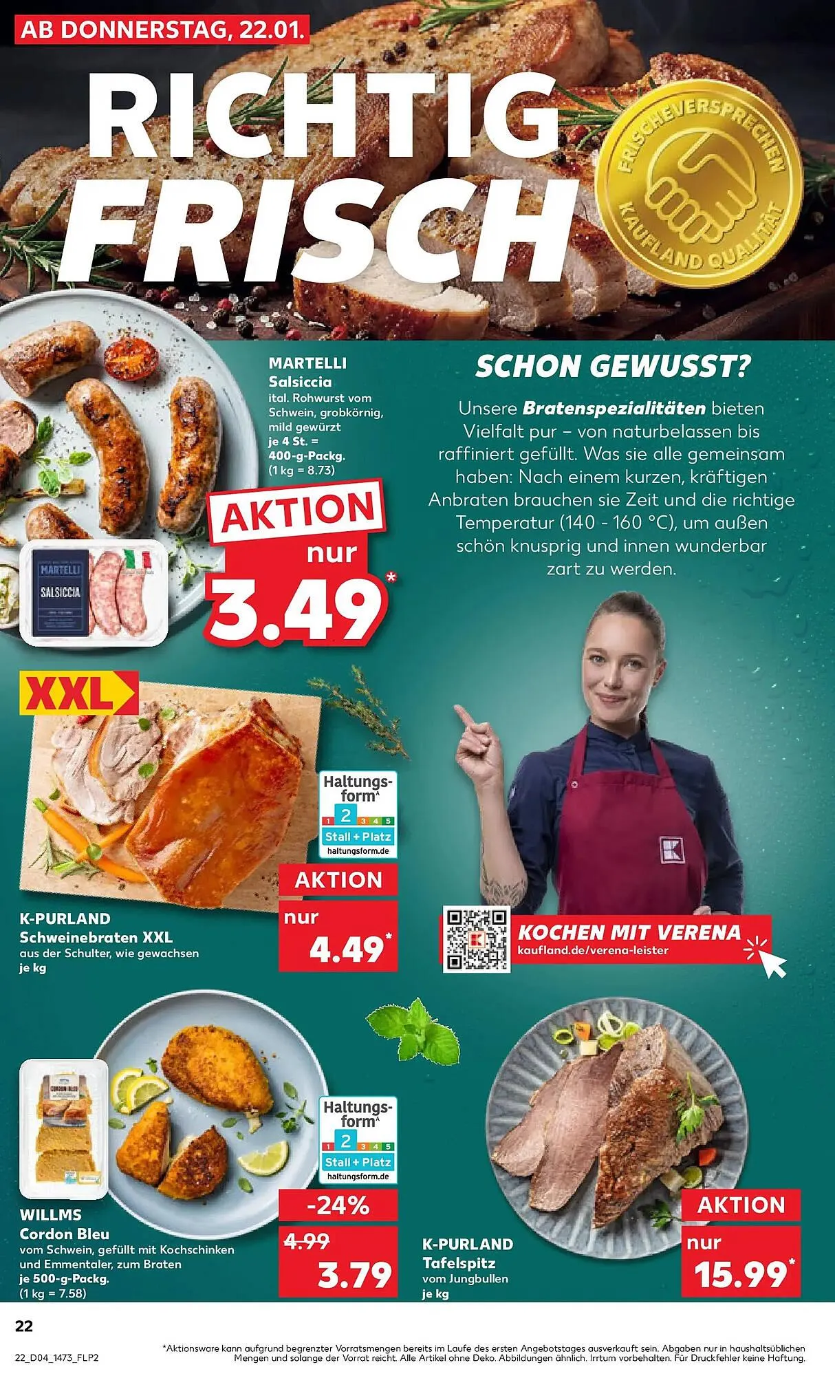 Kaufland Prospekt von 21. Januar bis 28. Januar 2026 - Prospekt seite 22
