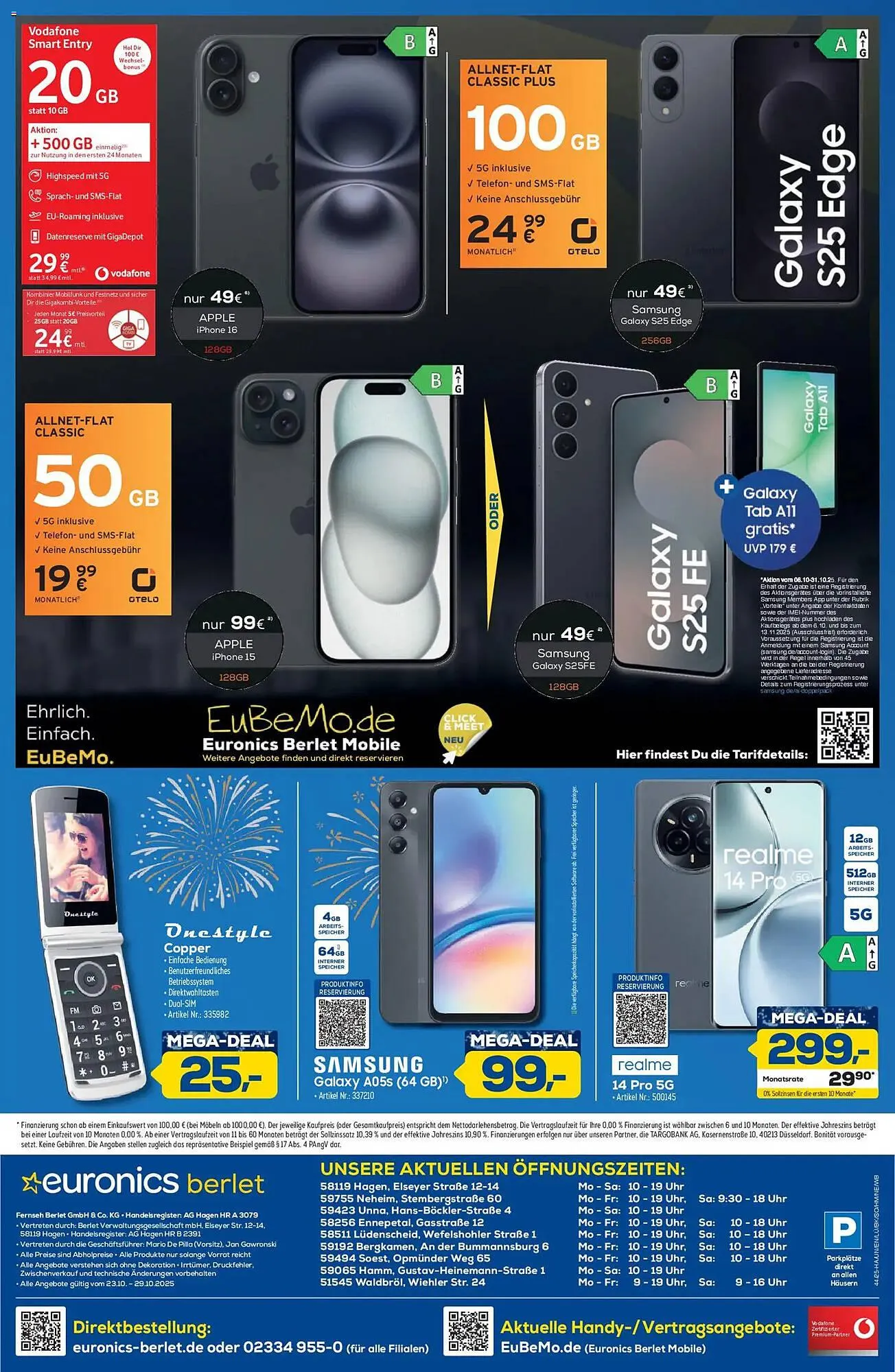 Euronics Berlet Prospekt von 23. Oktober bis 29. Oktober 2025 - Prospekt seite 8
