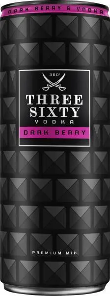 Three Sixty Vodka Dark Berry (Einweg)