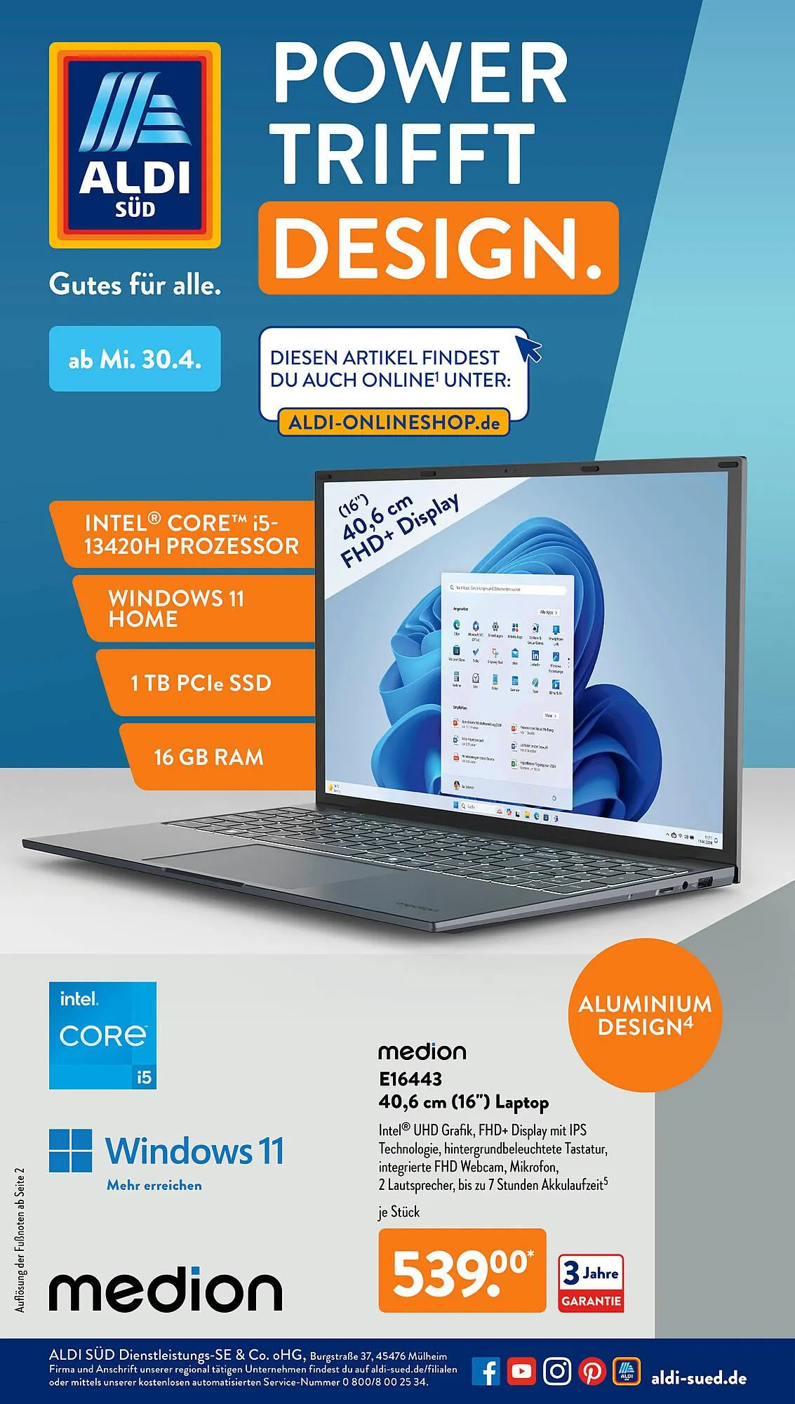 Aldi Süd Prospekt von 28. April bis 3. Mai 2025 - Prospekt seite 39