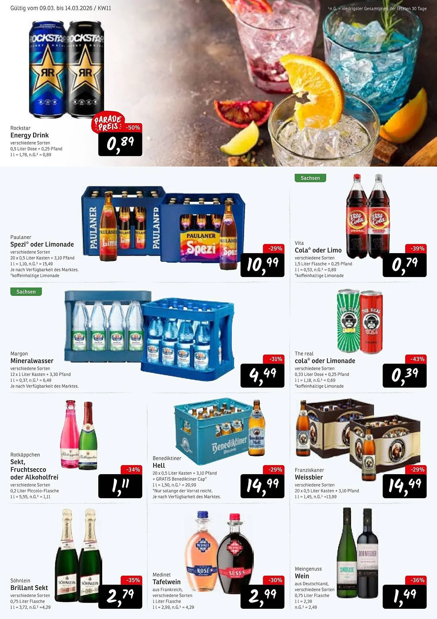 KONSUM Prospekt von 9. März bis 14. März 2026 - Prospekt seite 10