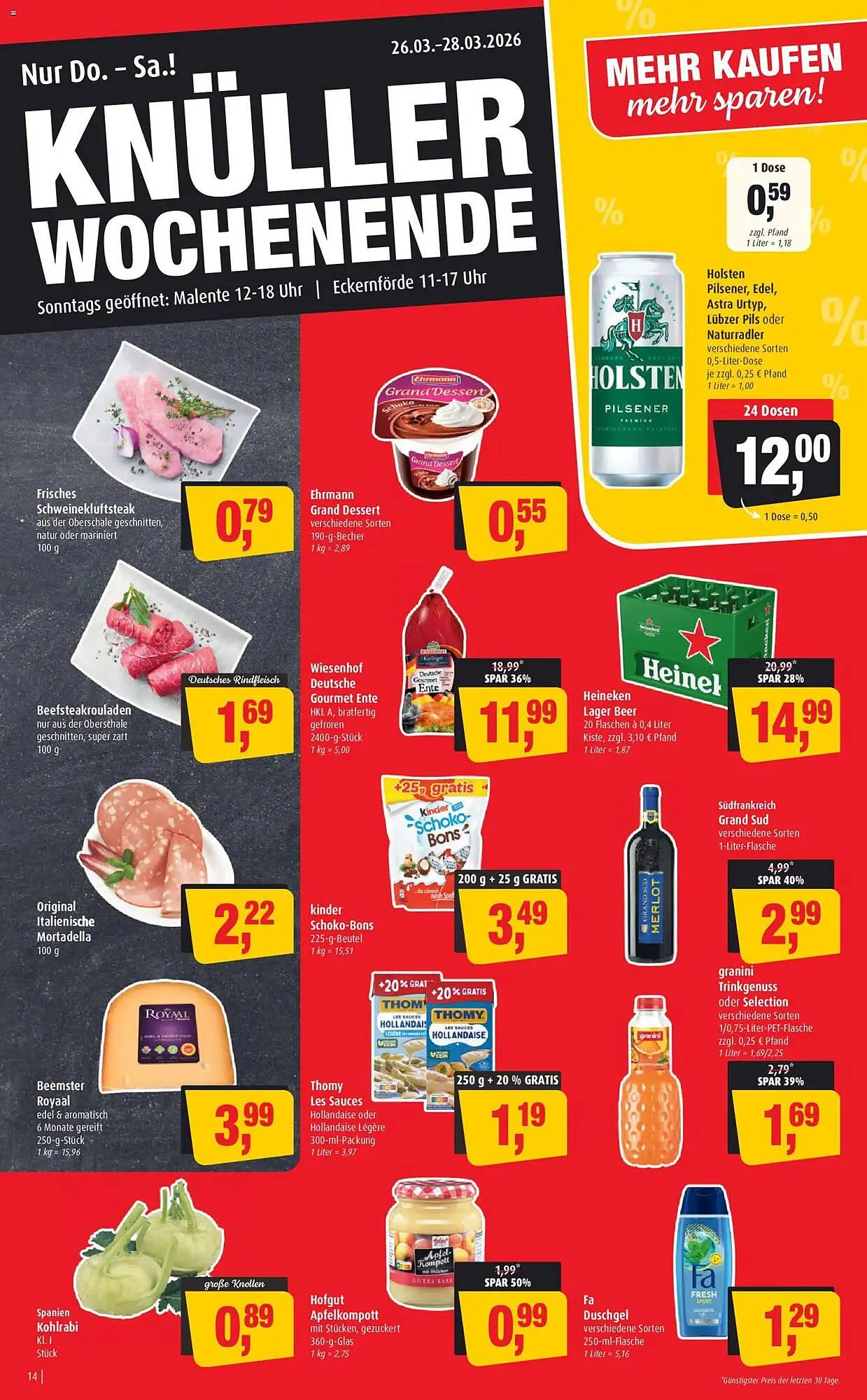 Markant Prospekt von 23. März bis 28. März 2026 - Prospekt seite 14