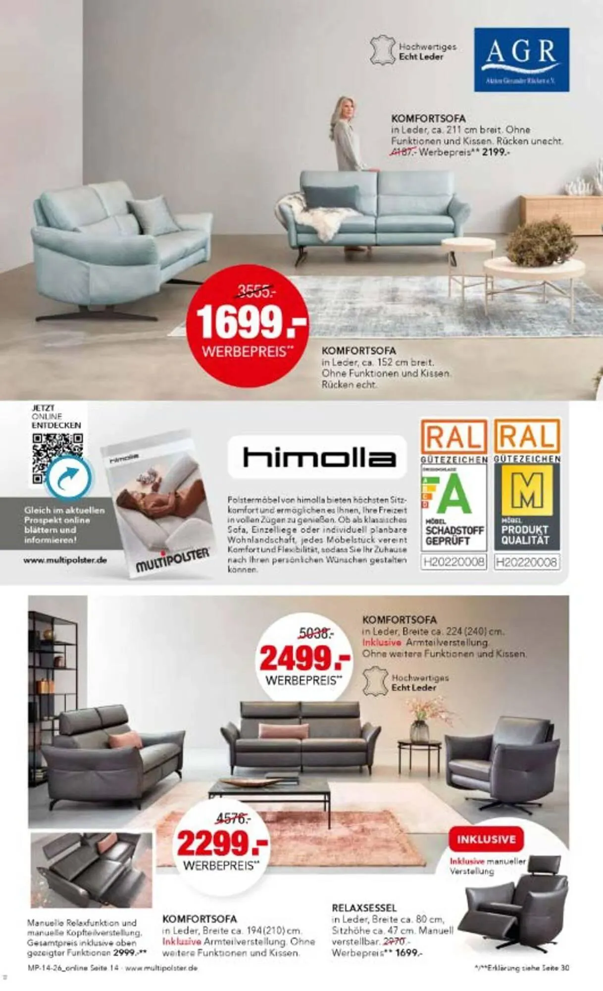 Multipolster Prospekt von 14. April bis 24. April 2026 - Prospekt seite 14
