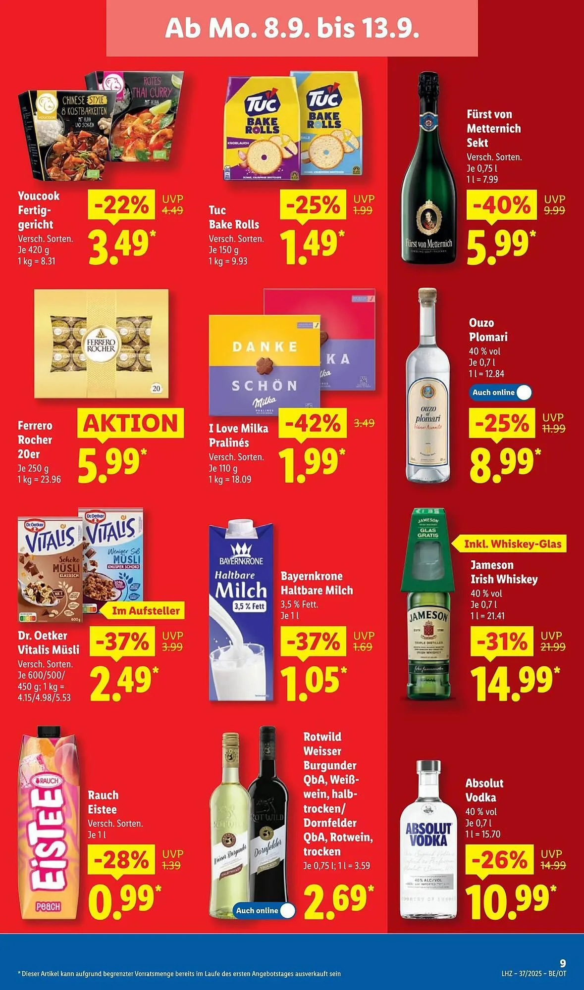 Lidl Prospekt von 8. September bis 14. September 2025 - Prospekt seite 17