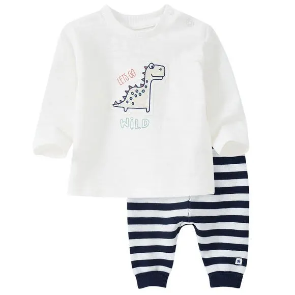 Newborn Langarmshirt und Strickhose im Set