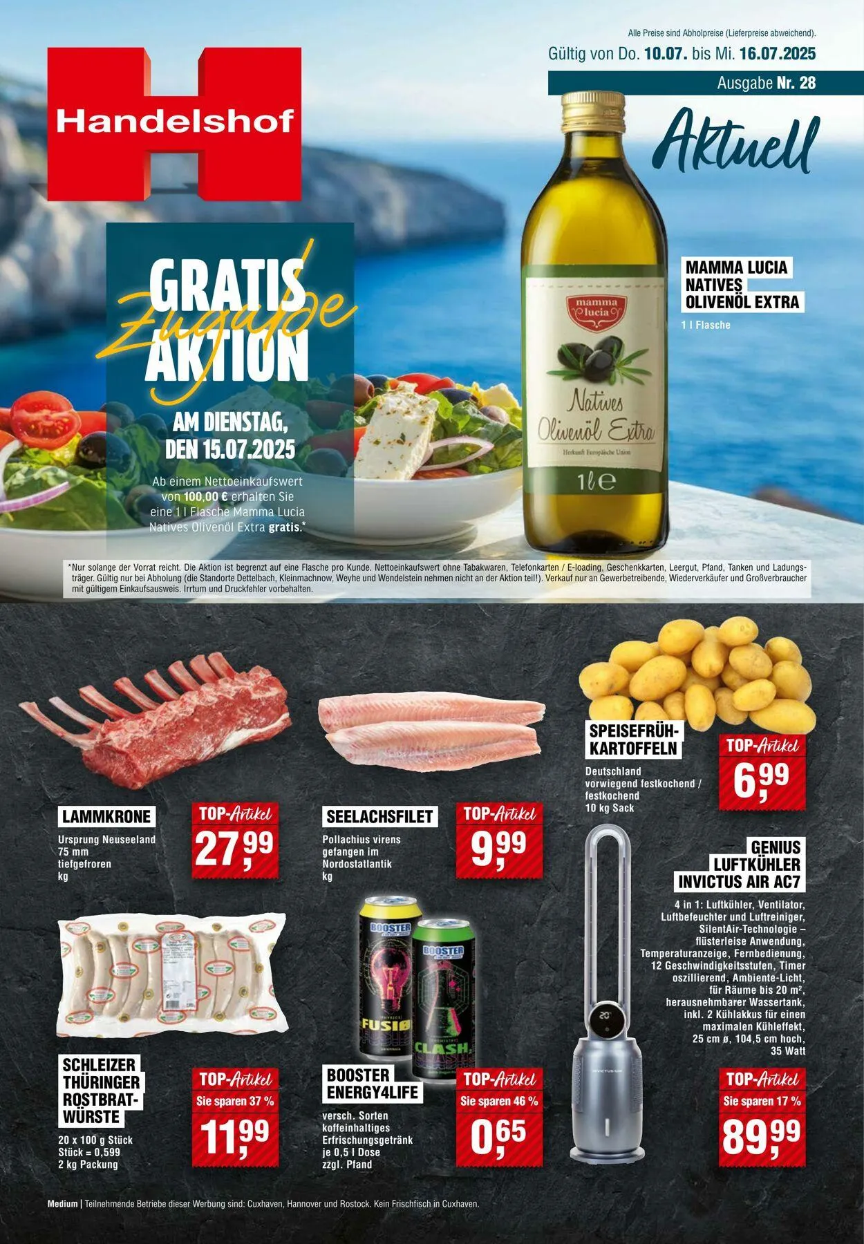 Handelshof von 16. Juli bis 30. Juli 2025 - Prospekt seite 1