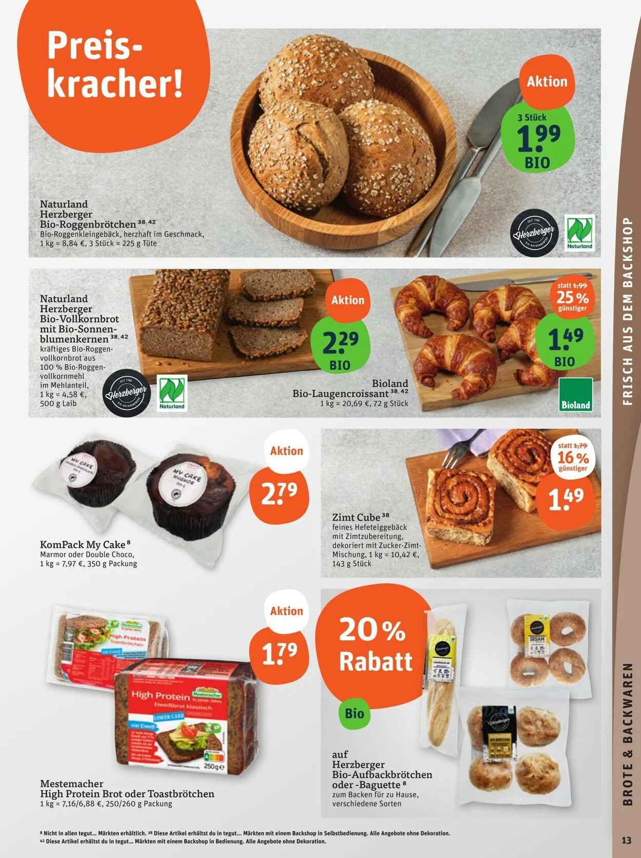 Tegut Aktueller Prospekt von 11. August bis 17. August 2025 - Prospekt seite 15