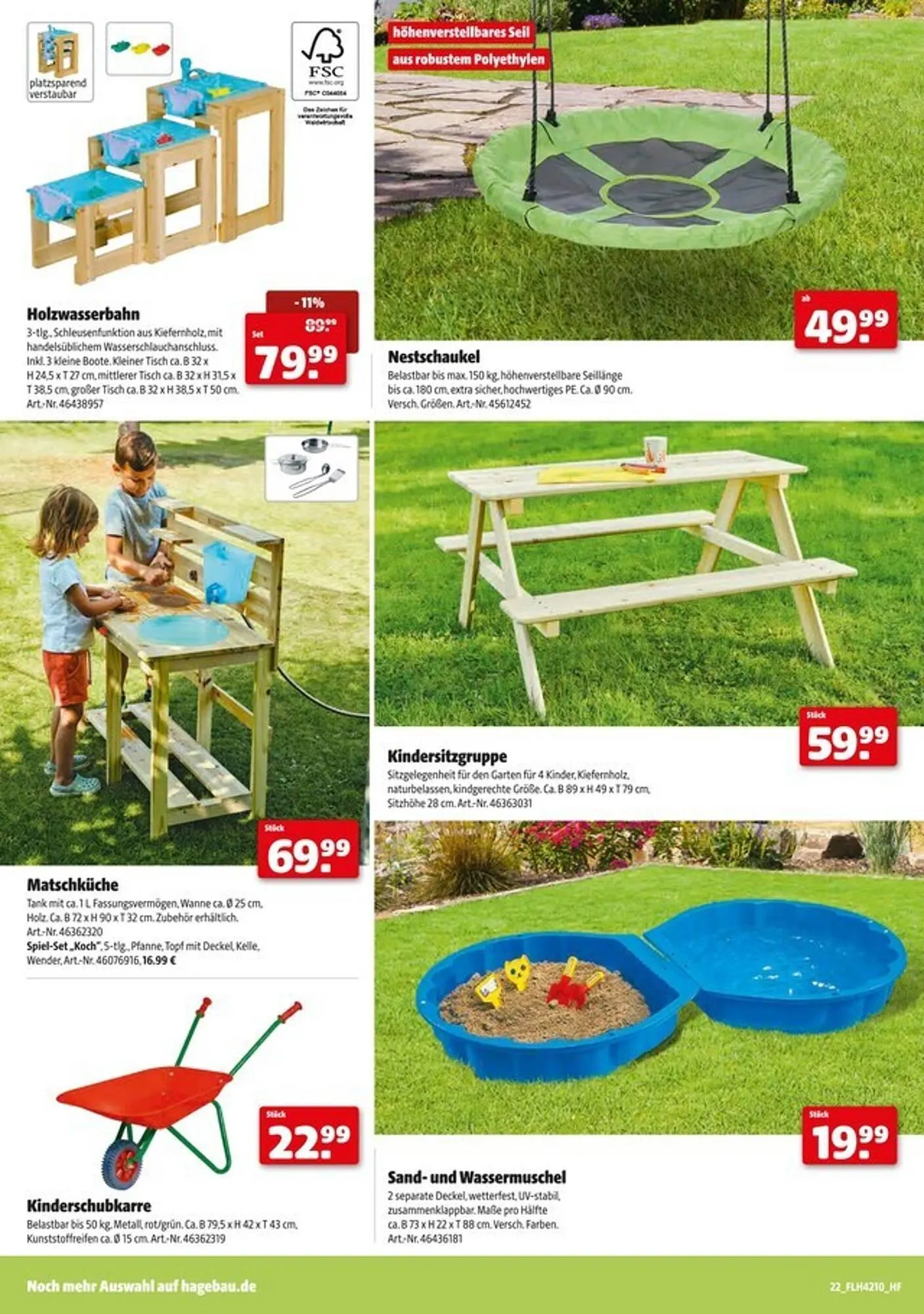 Hagebau Prospekt von 1. März bis 12. April 2025 - Prospekt seite 22