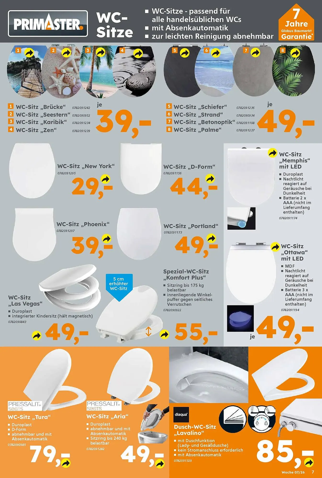 Globus Baumarkt Prospekt von 8. Februar bis 14. Februar 2026 - Prospekt seite 7