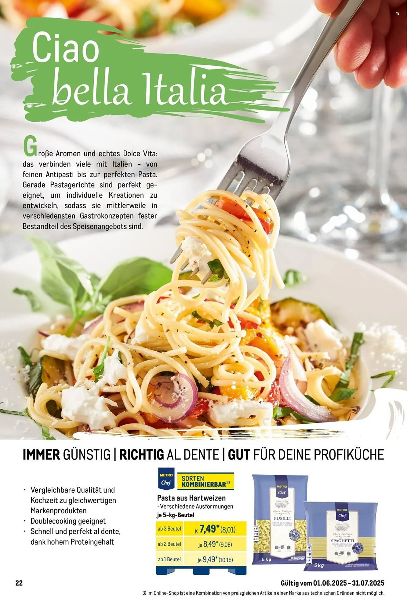 METRO Prospekt von 1. Juni bis 31. Juli 2025 - Prospekt seite 22