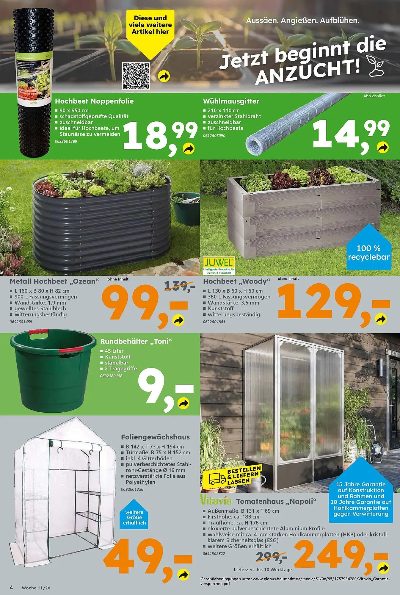 Globus Baumarkt Prospekt von 8. März bis 14. März 2026 - Prospekt seite 4