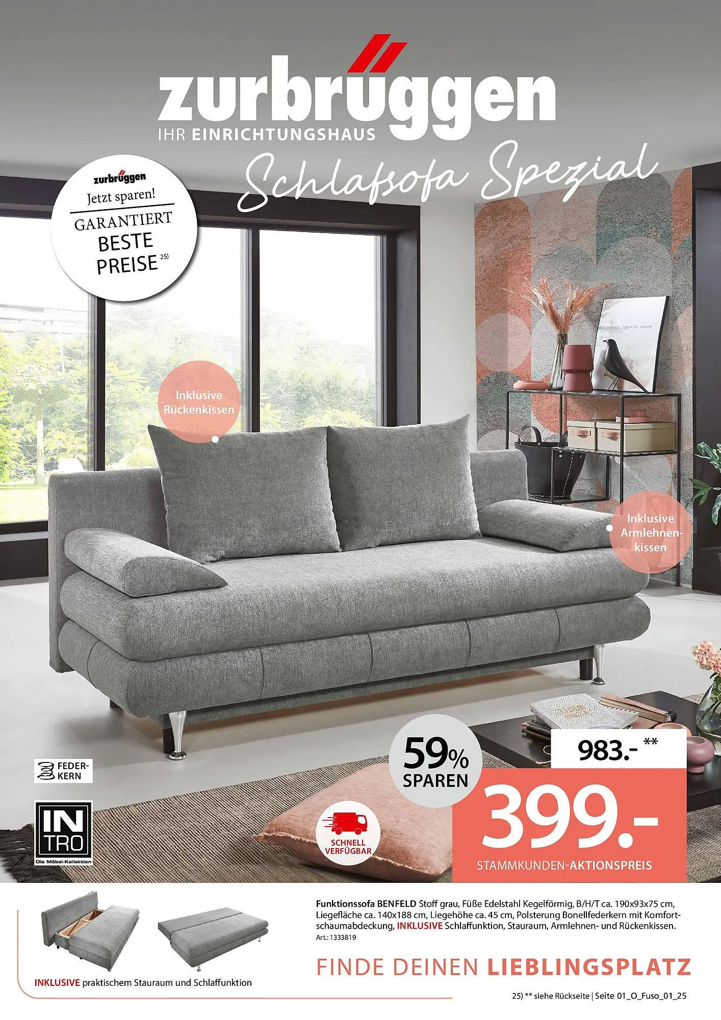 Zurbrüggen Prospekt von 1. Juni bis 30. Juni 2025 - Prospekt seite 1