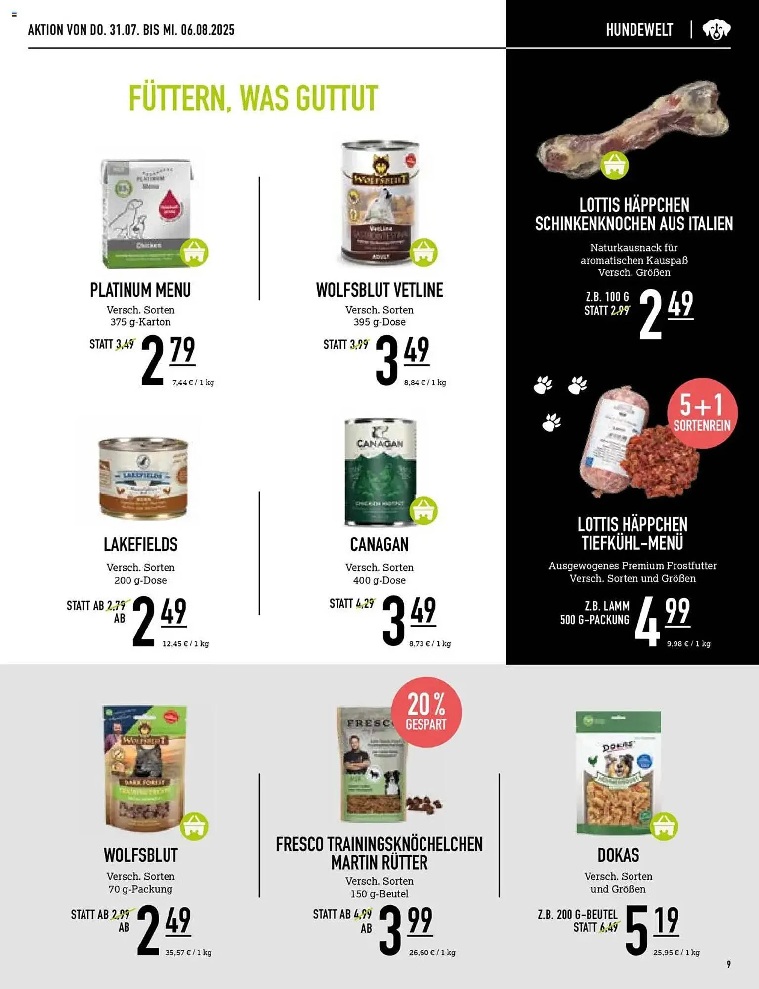 Kölle Zoo Prospekt von 30. Juli bis 6. August 2025 - Prospekt seite 9