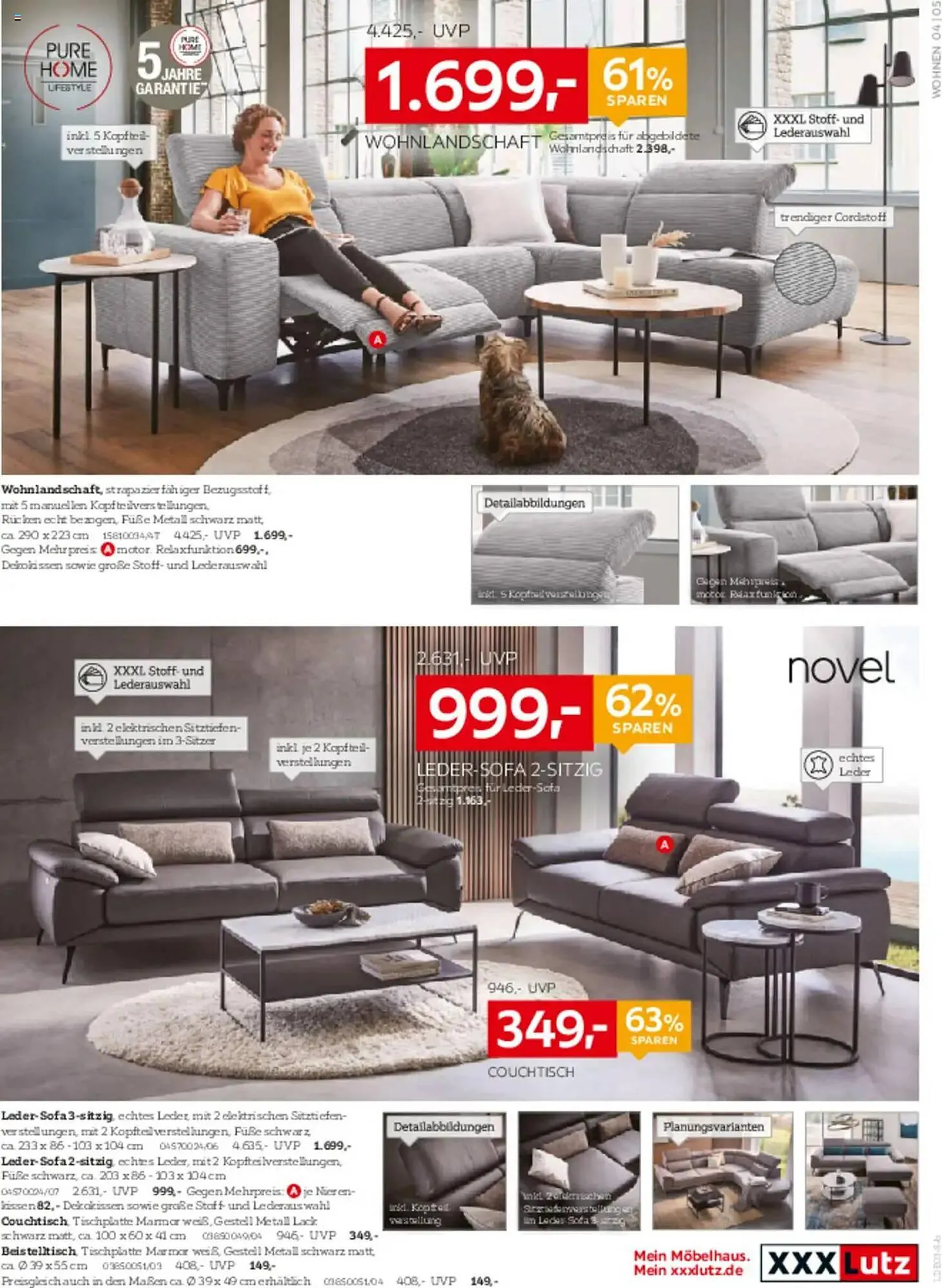 XXXLutz Prospekt von 9. März bis 30. März 2025 - Prospekt seite 5