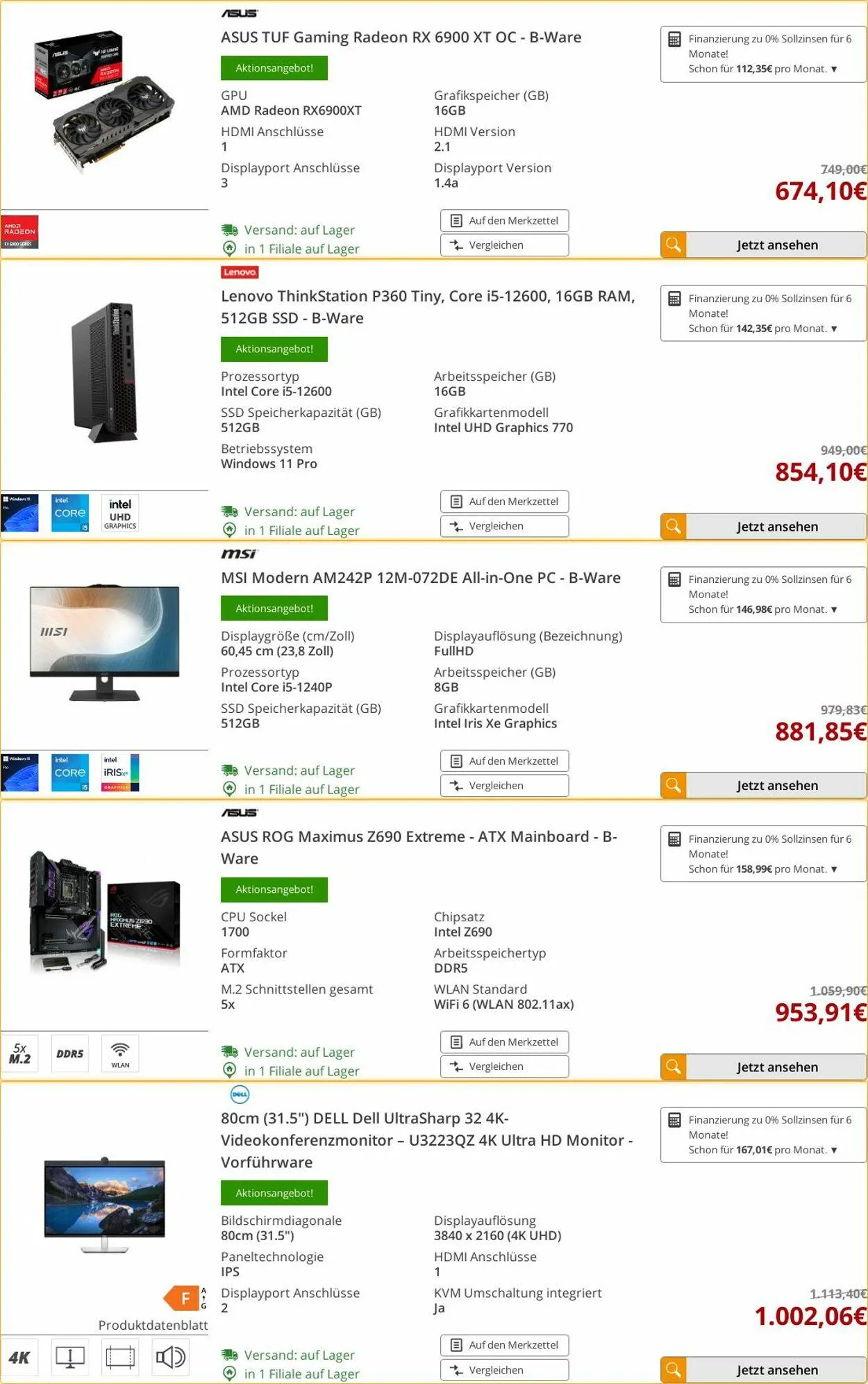 ARLT Computer Aktueller Prospekt von 24. März bis 30. März 2025 - Prospekt seite 33