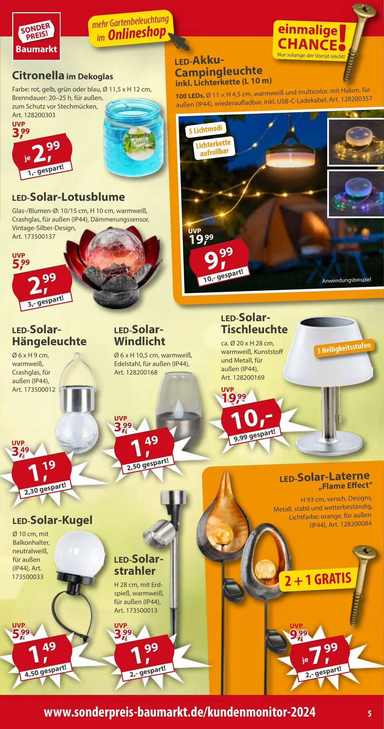 Sonderpreis Baumarkt Aktueller Prospekt von 5. Juli bis 19. Juli 2025 - Prospekt seite 5