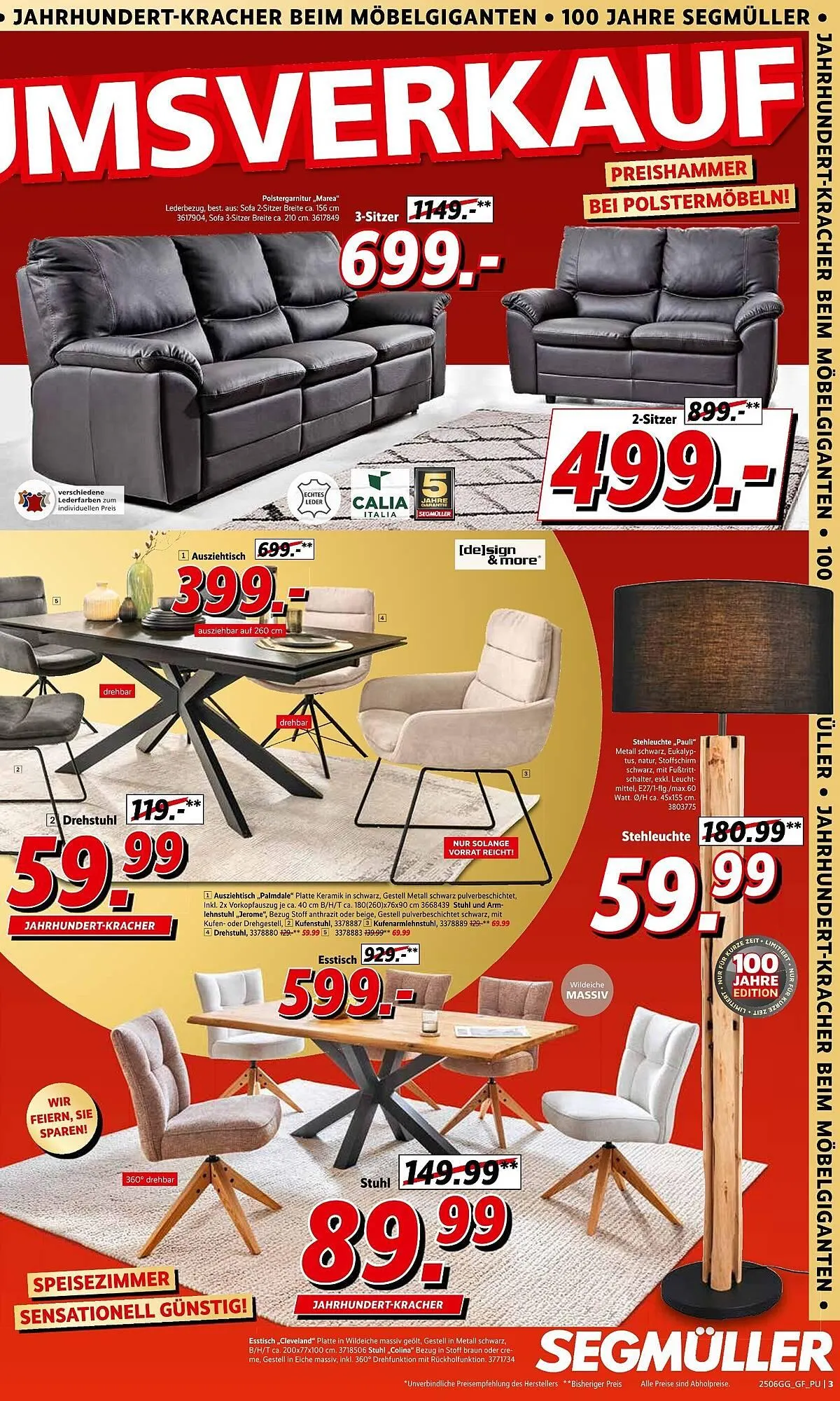 Segmüller Prospekt von 21. Juni bis 5. Juli 2025 - Prospekt seite 3