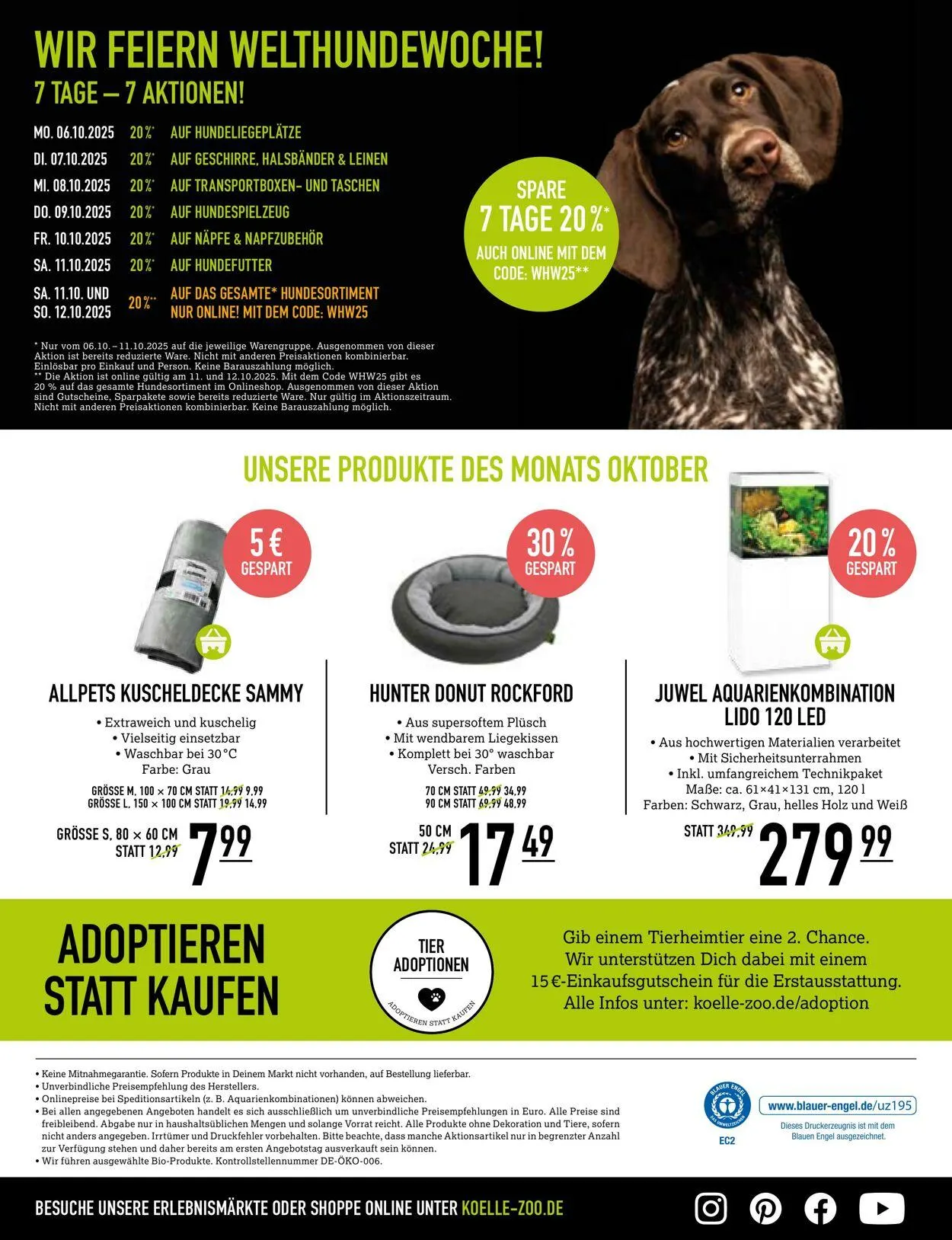 Kölle Zoo Aktueller Prospekt von 1. Oktober bis 15. Oktober 2025 - Prospekt seite 20