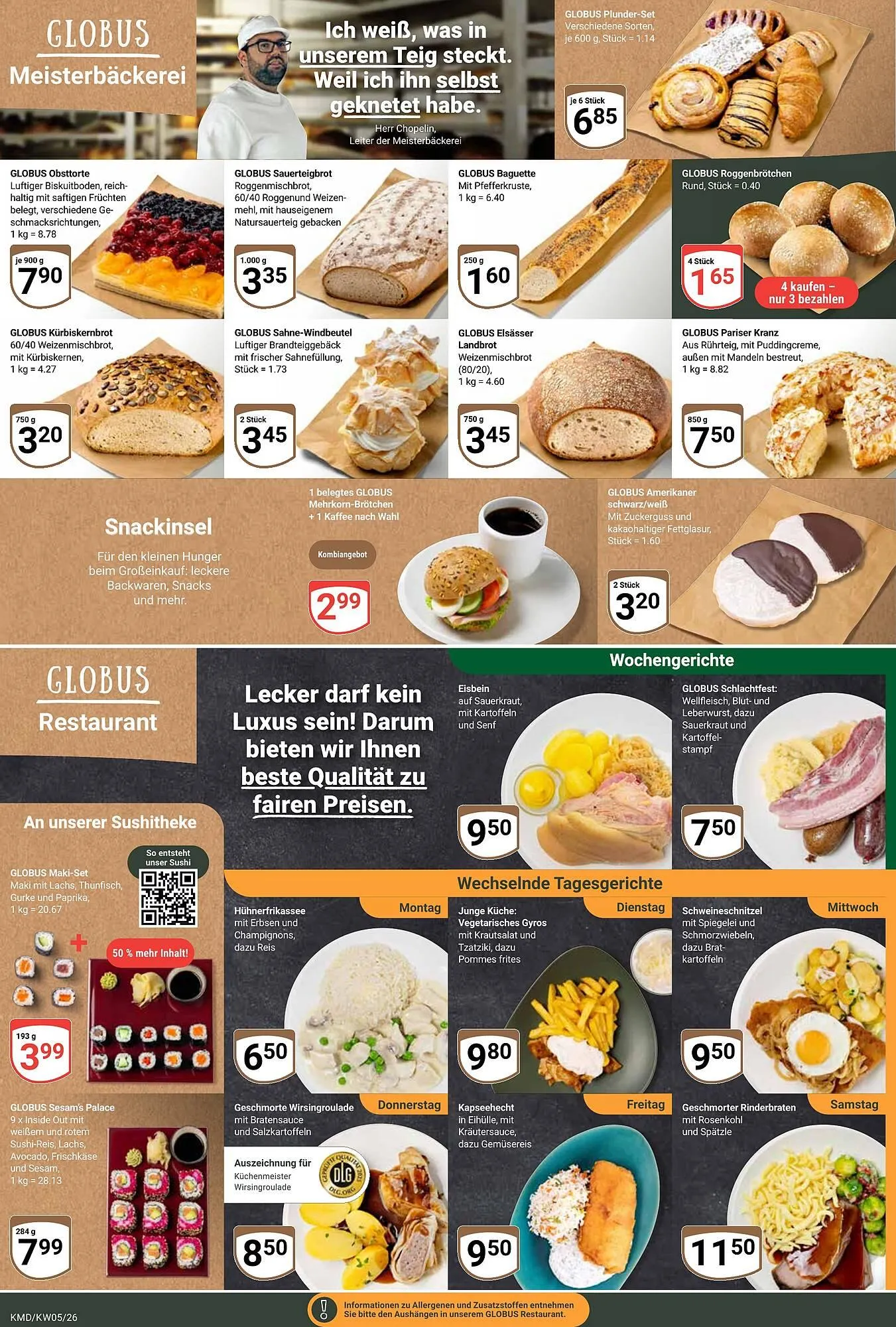 Globus Prospekt von 26. Januar bis 31. Januar 2026 - Prospekt seite 6