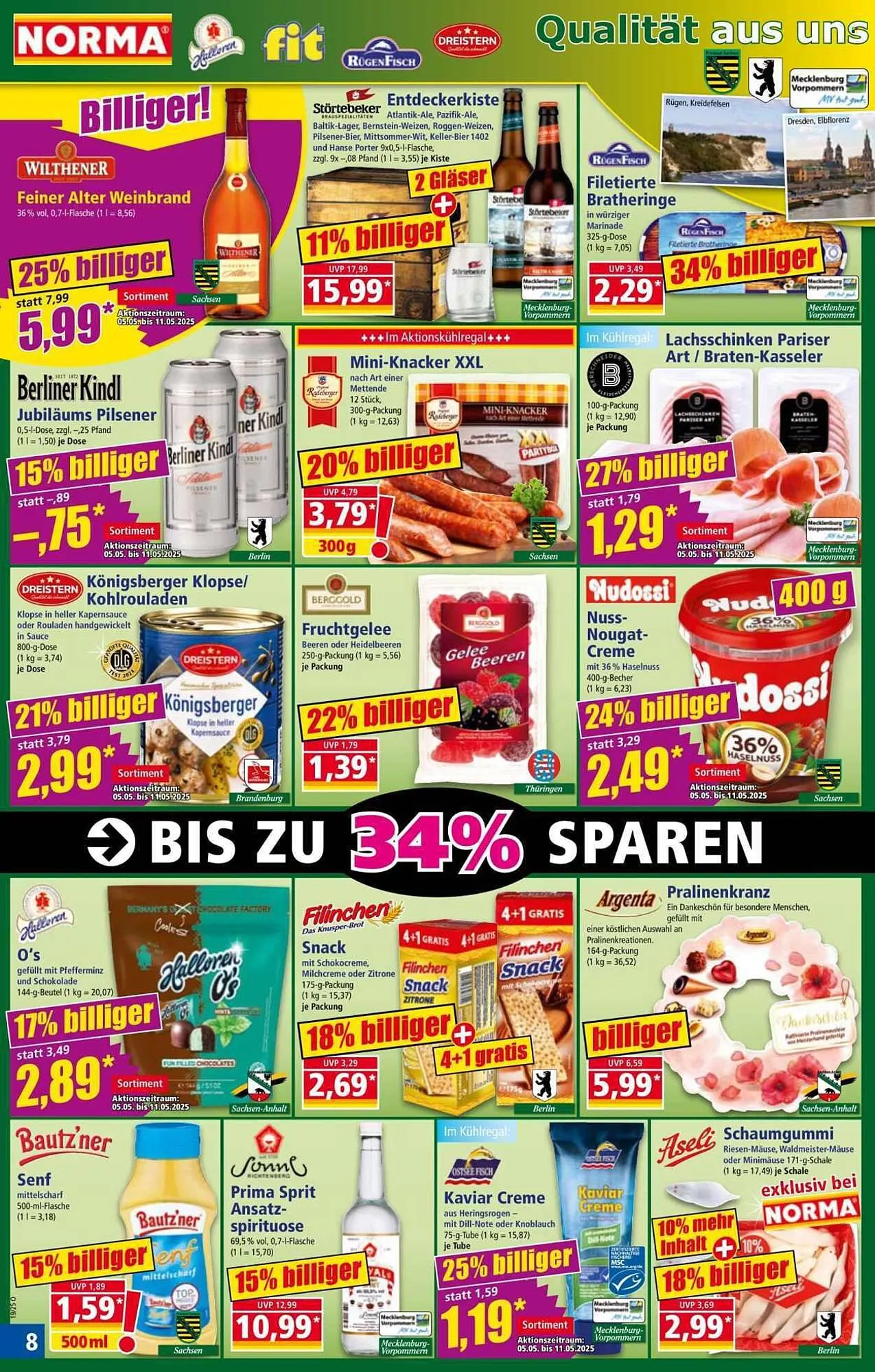 Norma Prospekt von 5. Mai bis 11. Mai 2025 - Prospekt seite 8