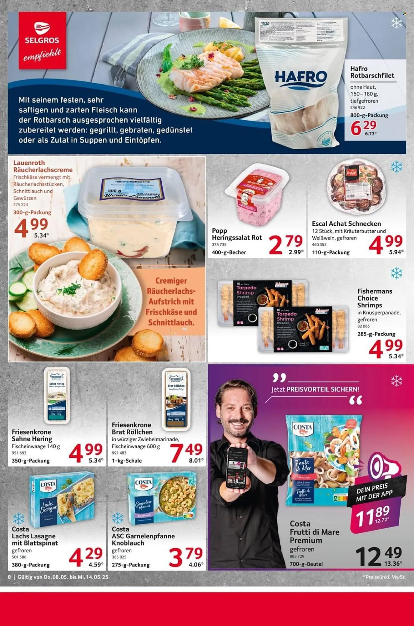 Selgros Prospekt von 8. Mai bis 14. Mai 2025 - Prospekt seite 8