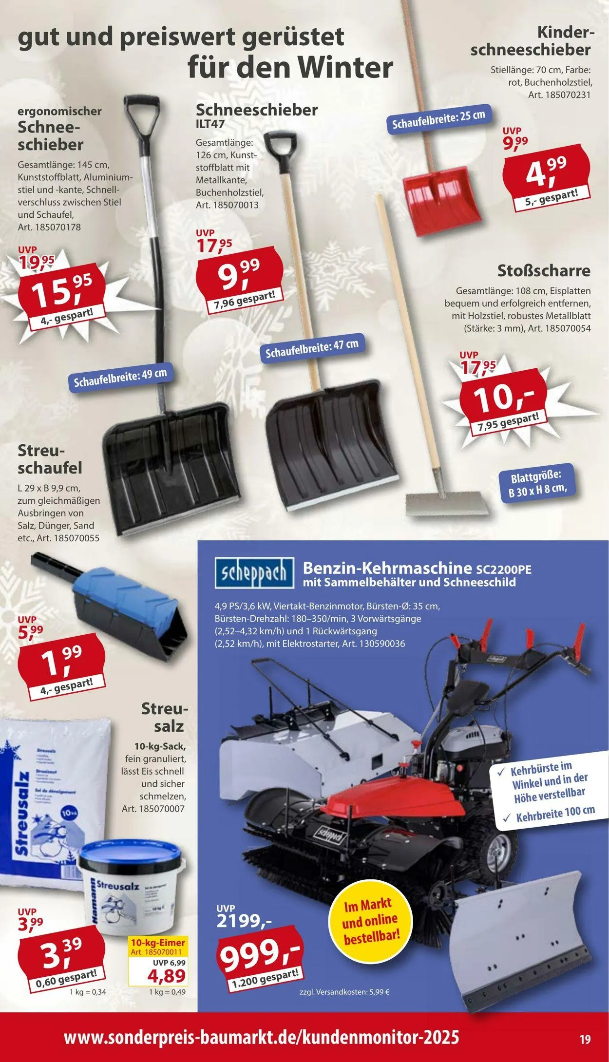 Sonderpreis Baumarkt Aktueller Prospekt von 25. Oktober bis 8. November 2025 - Prospekt seite 19