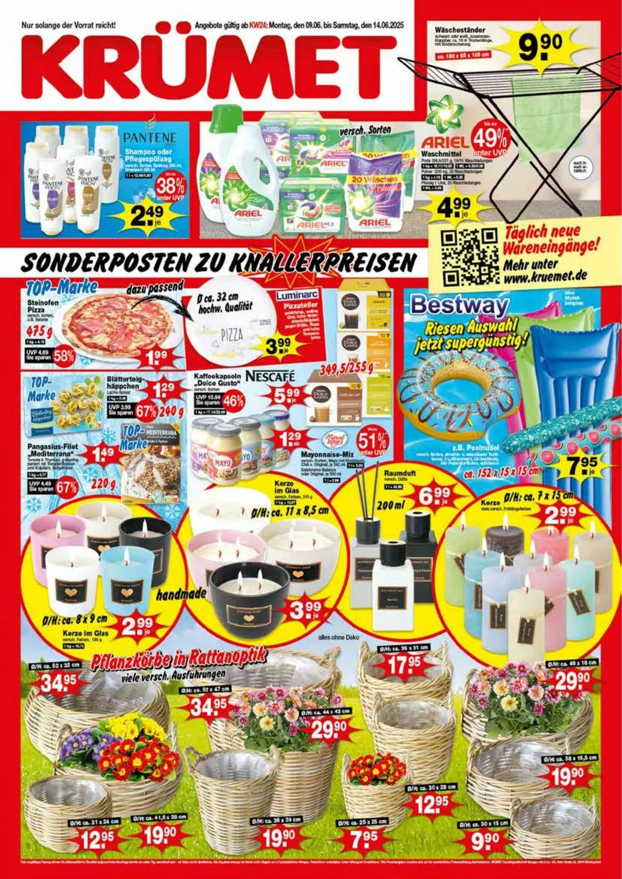 KRÜMET Aktueller Prospekt von 9. Juni bis 14. Juni 2025 - Prospekt seite 1