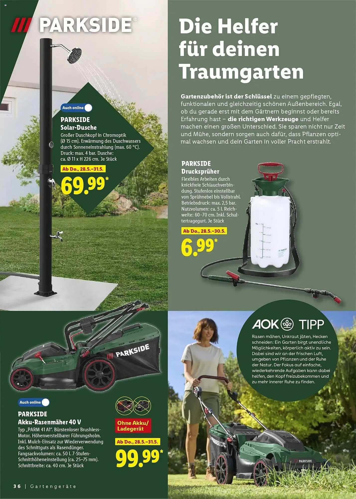 Lidl Magazin von 25. April bis 6. Juni 2026 - Prospekt seite 36