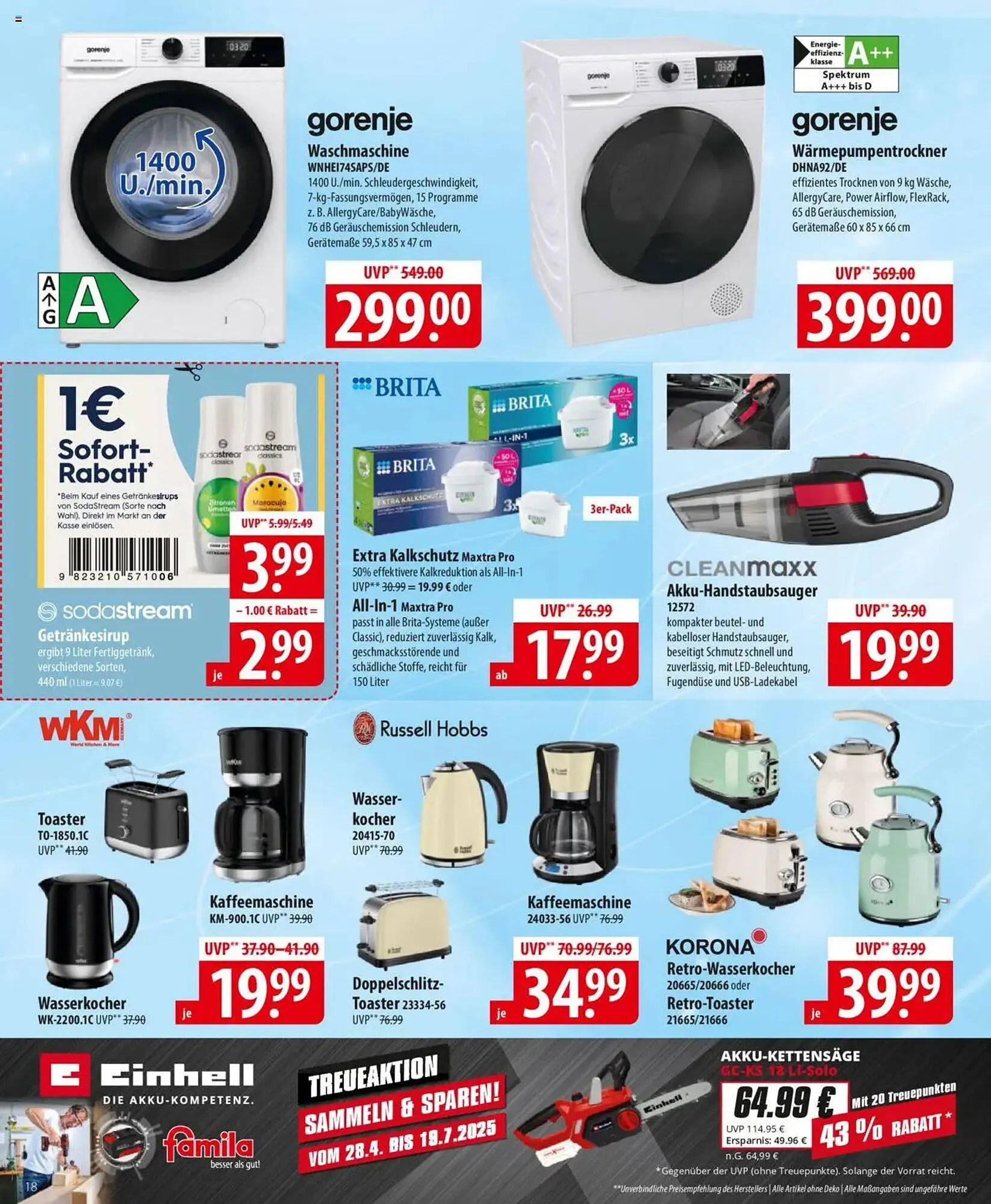 Famila Nord Ost Prospekt von 26. Mai bis 31. Mai 2025 - Prospekt seite 18