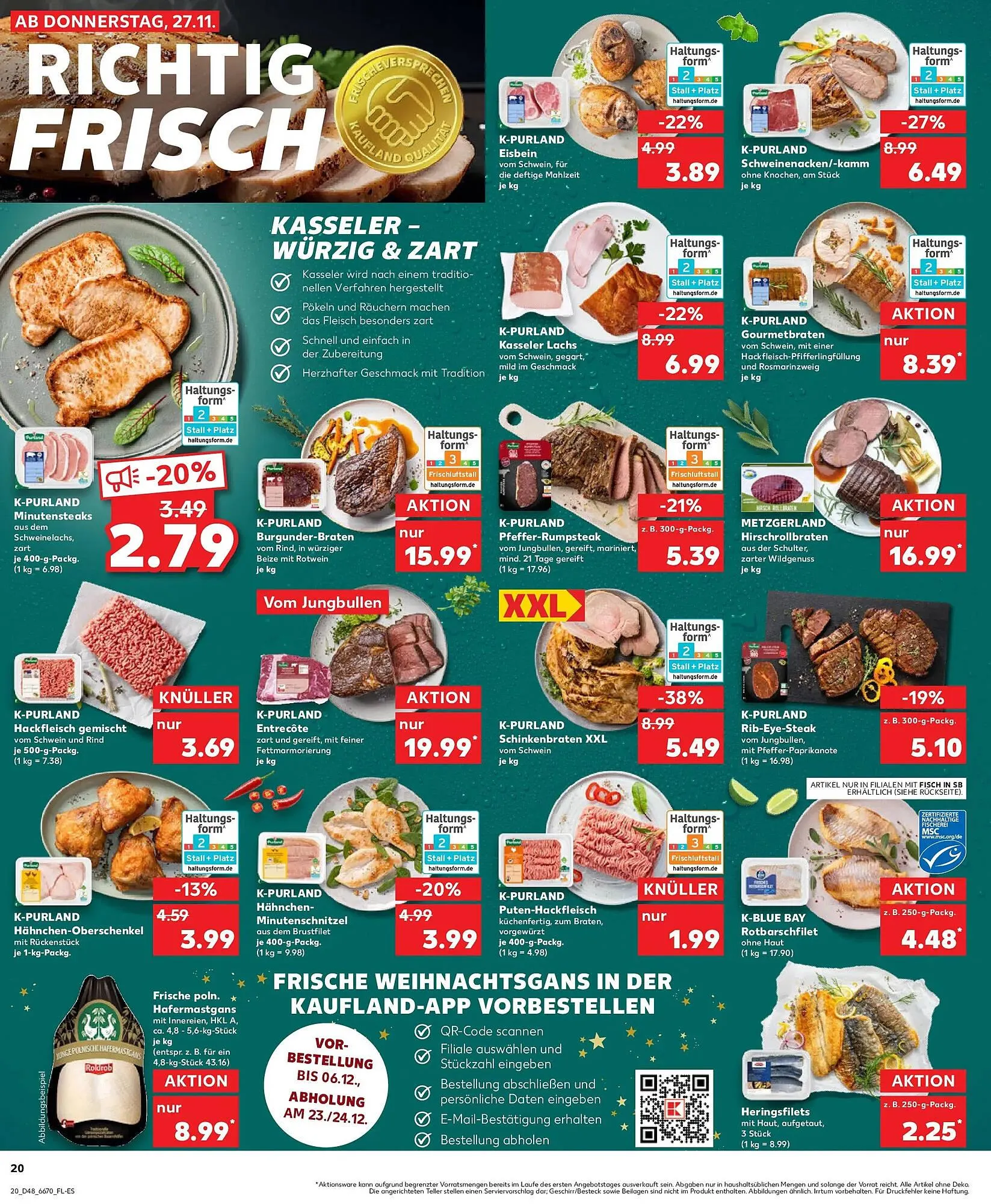 Kaufland Prospekt von 30. November bis 3. Dezember 2025 - Prospekt seite 20