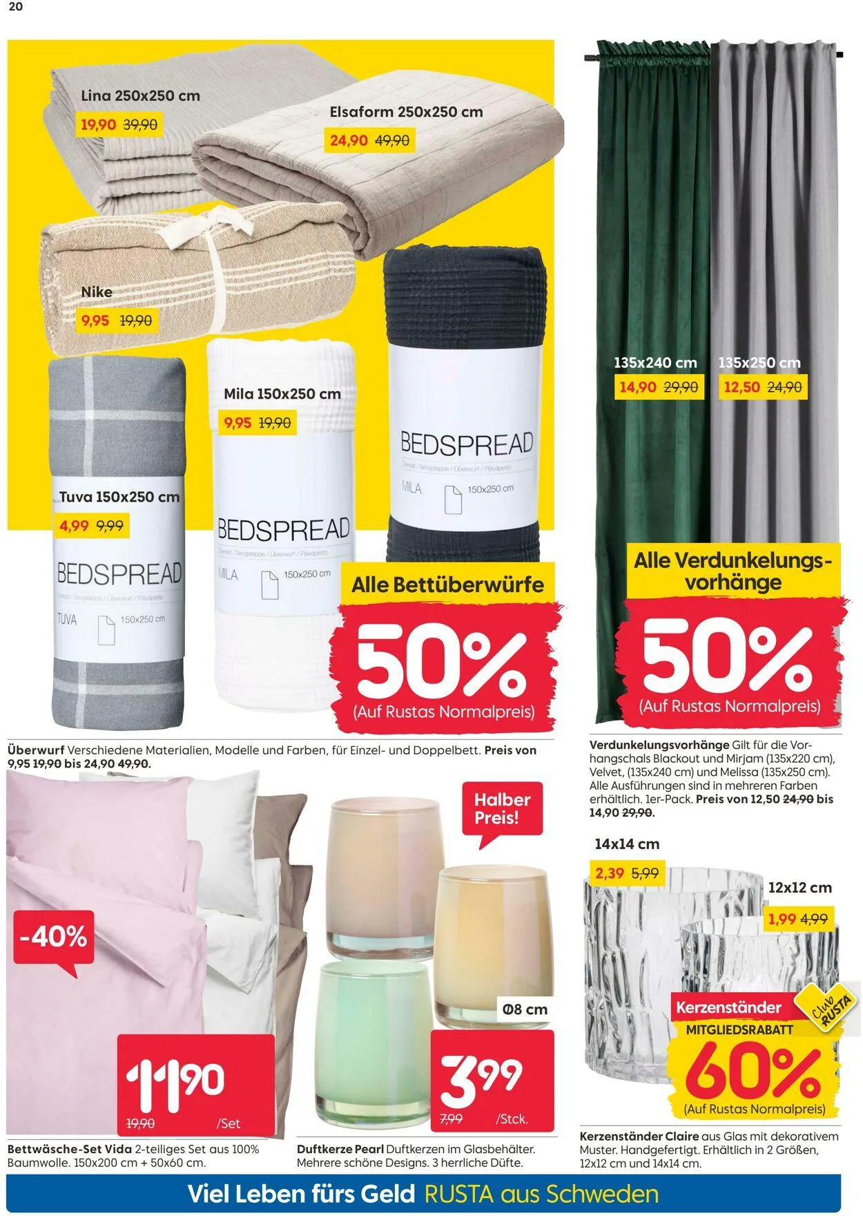 Rusta Aktueller Prospekt von 8. Mai bis 22. Mai 2025 - Prospekt seite 20