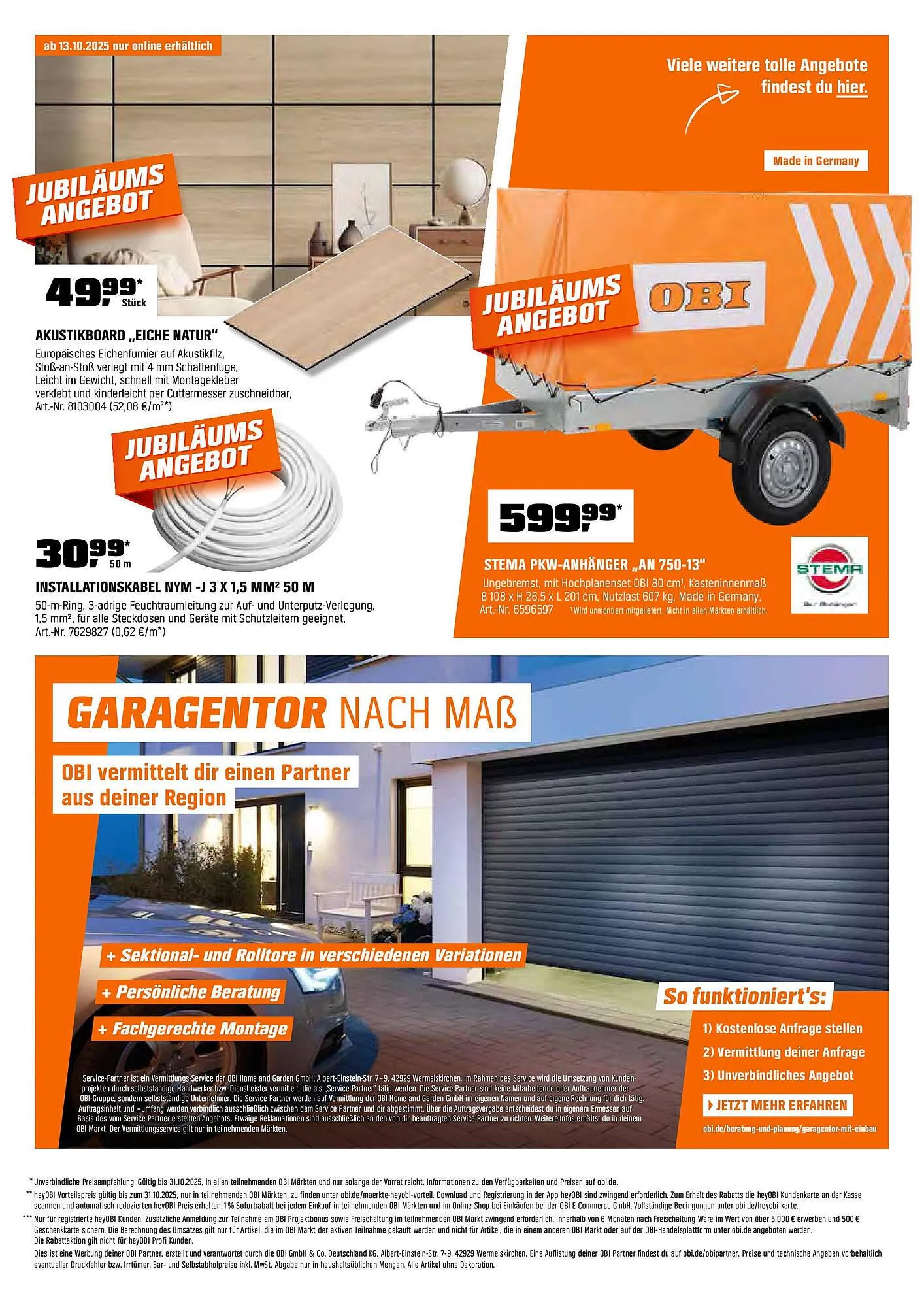 OBI Prospekt von 30. September bis 15. Oktober 2025 - Prospekt seite 27