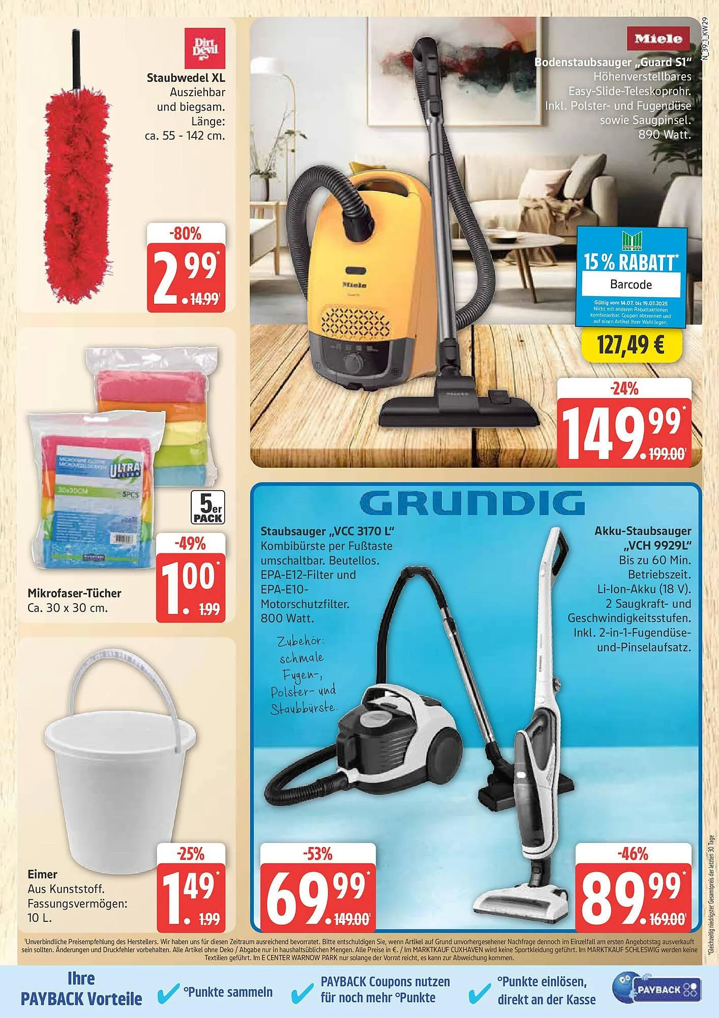 Marktkauf Prospekt von 13. Juli bis 19. Juli 2025 - Prospekt seite 39