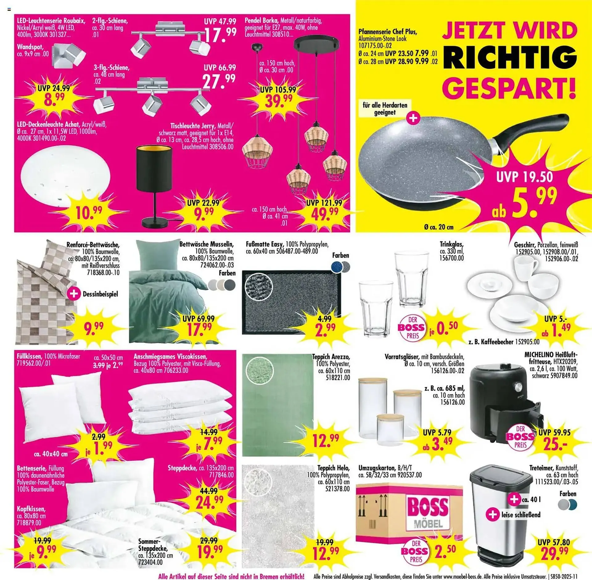 Möbel Boss Prospekt von 6. Dezember bis 12. Dezember 2025 - Prospekt seite 11