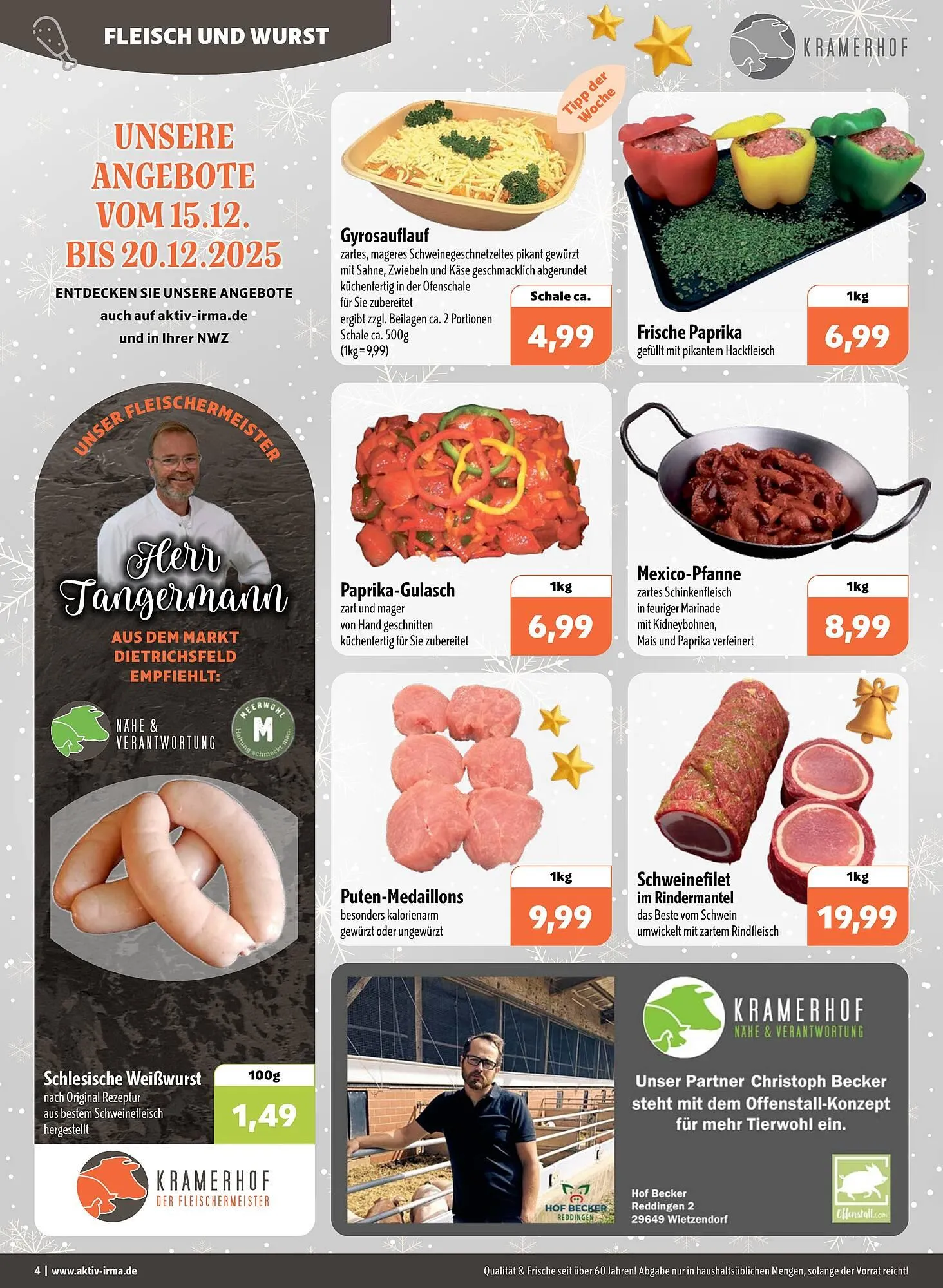 Aktiv Irma Prospekt von 15. Dezember bis 20. Dezember 2025 - Prospekt seite 4
