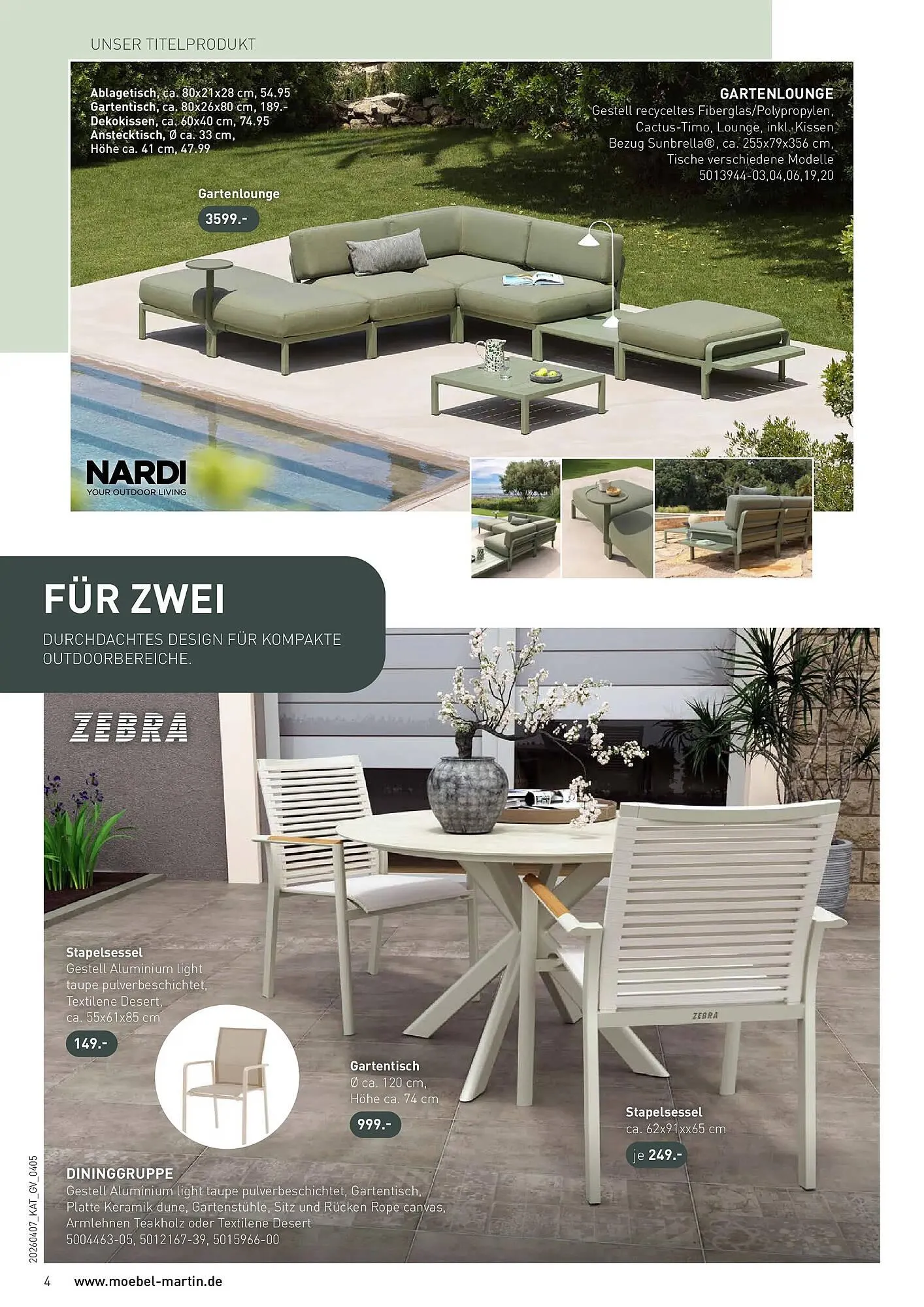 Möbel Martin Prospekt von 6. April bis 31. Mai 2026 - Prospekt seite 4