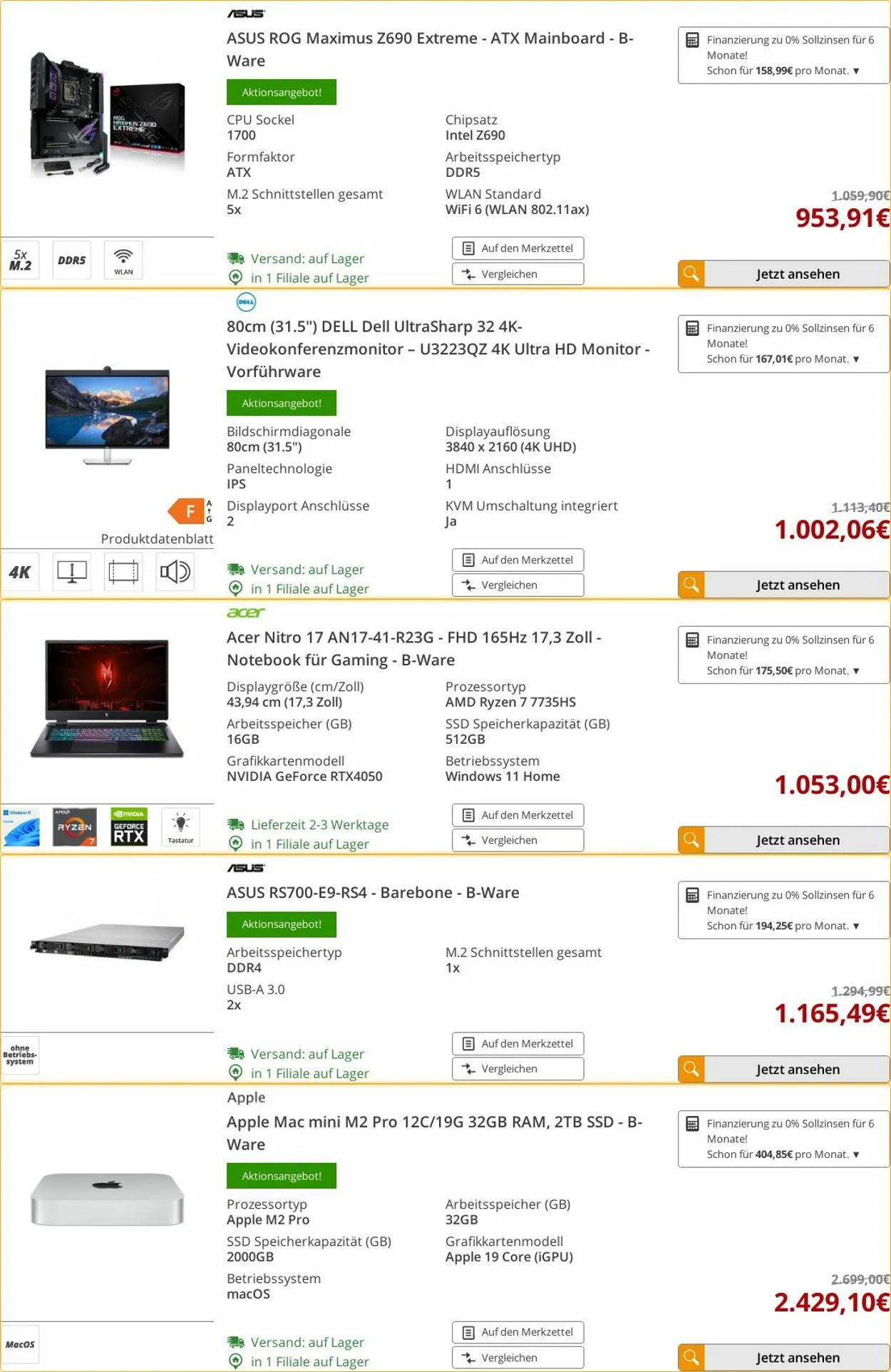 ARLT Computer Aktueller Prospekt von 31. März bis 6. April 2025 - Prospekt seite 32