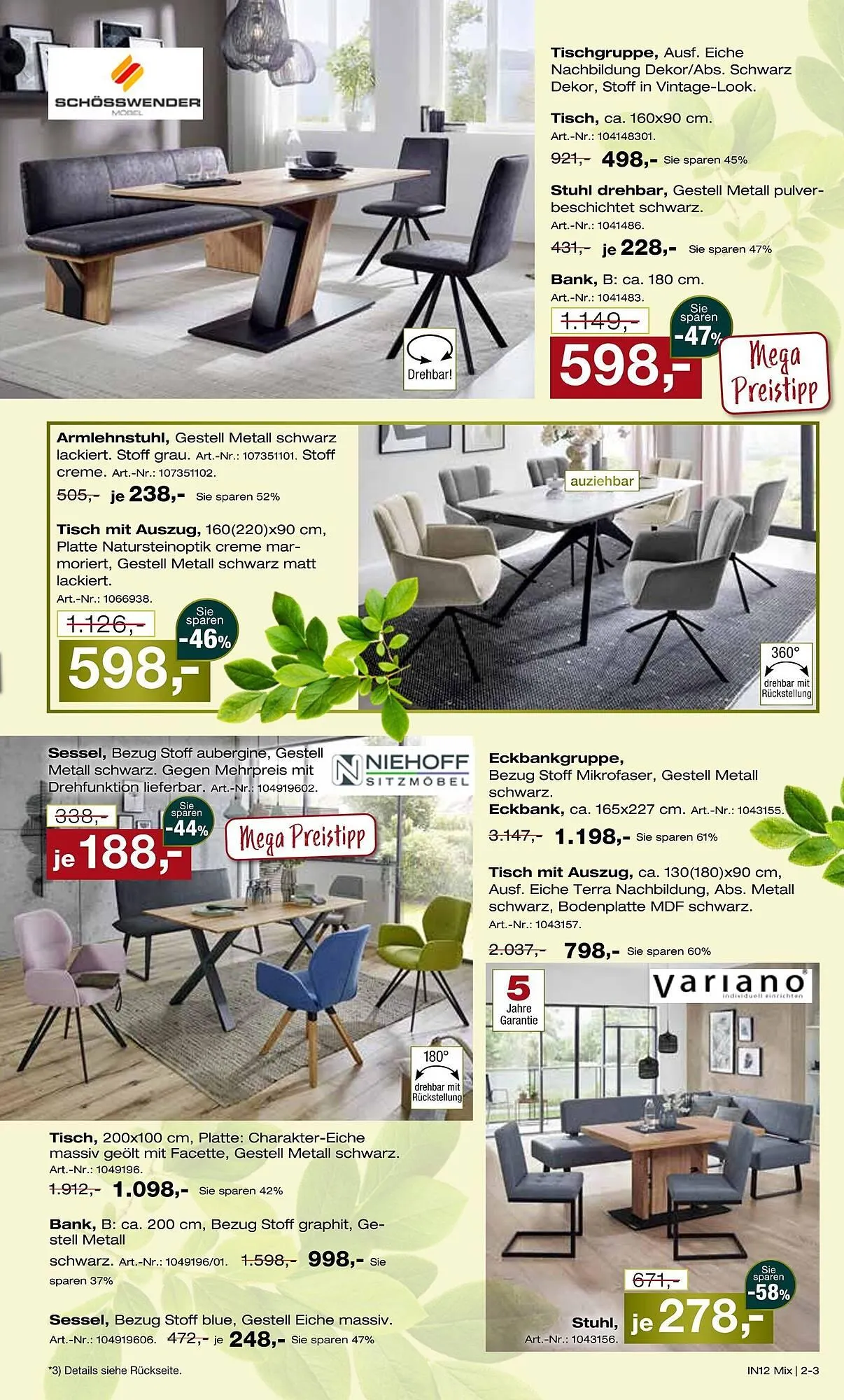 Möbel Inhofer Prospekt von 26. April bis 3. Mai 2025 - Prospekt seite 3