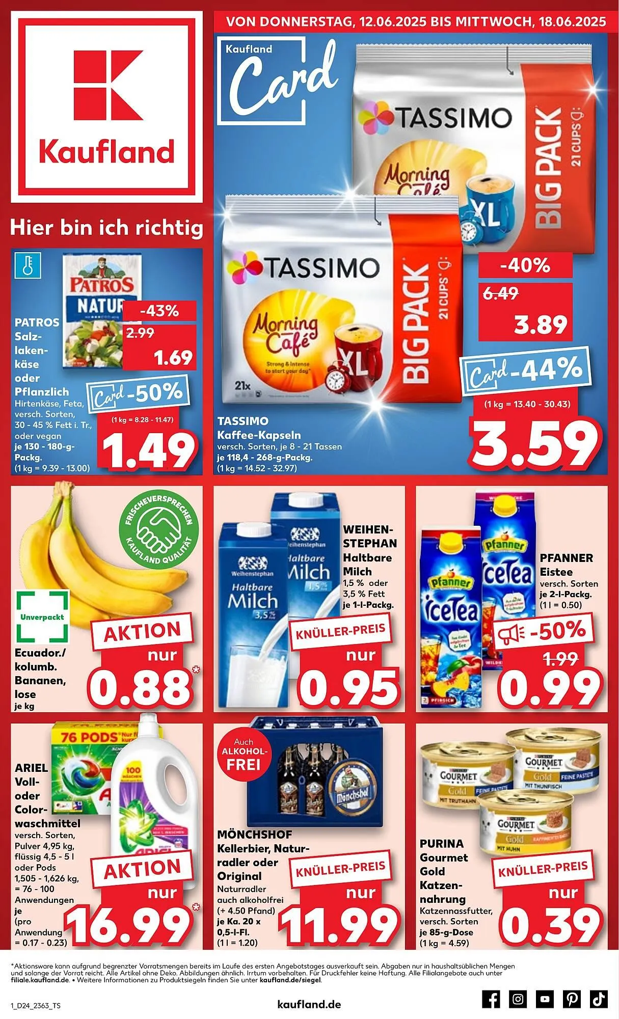 Kaufland Prospekt von 12. Juni bis 18. Juni 2025 - Prospekt seite 1