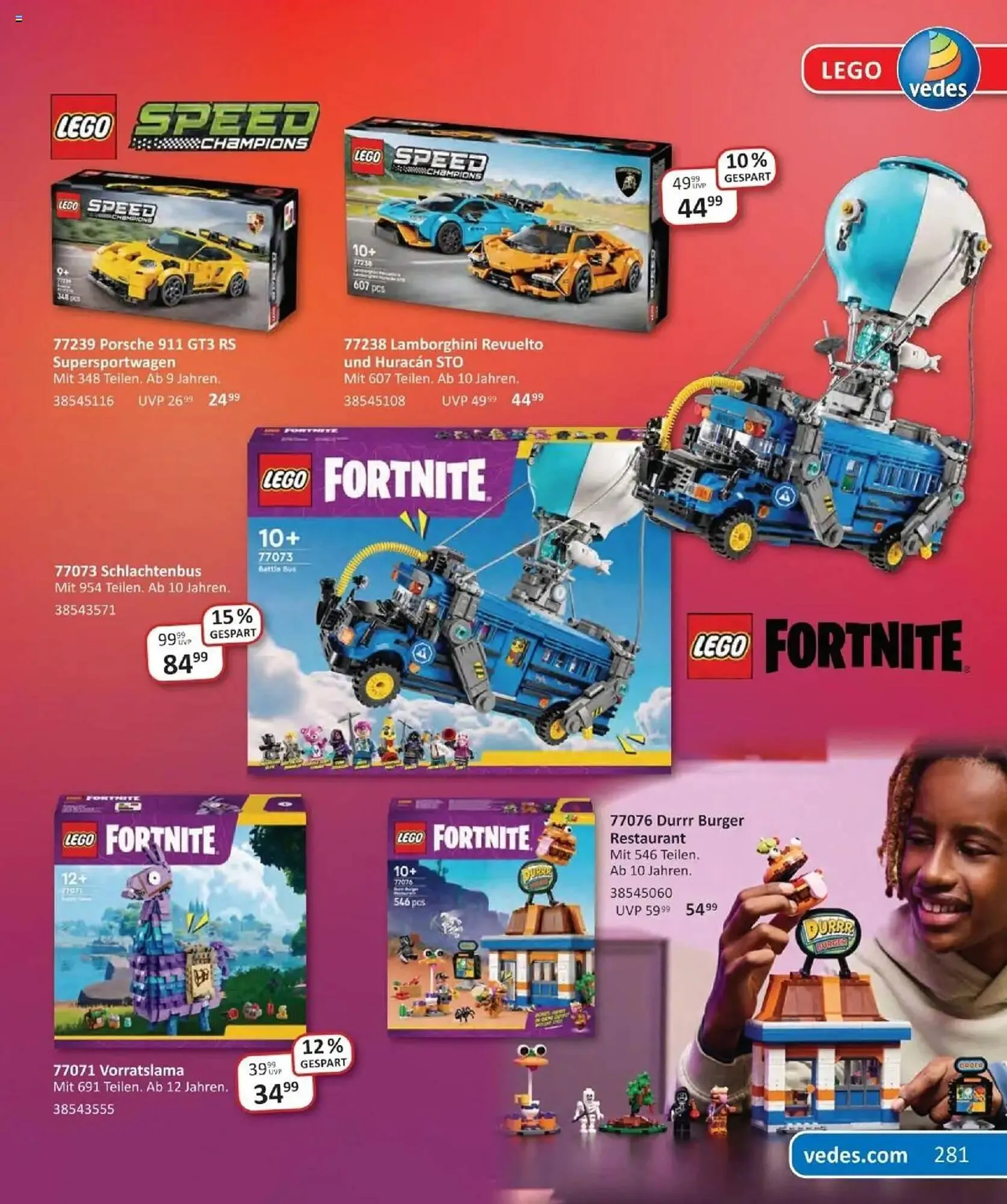 Vedes Prospekt von 29. September bis 6. Januar 2026 - Prospekt seite 281